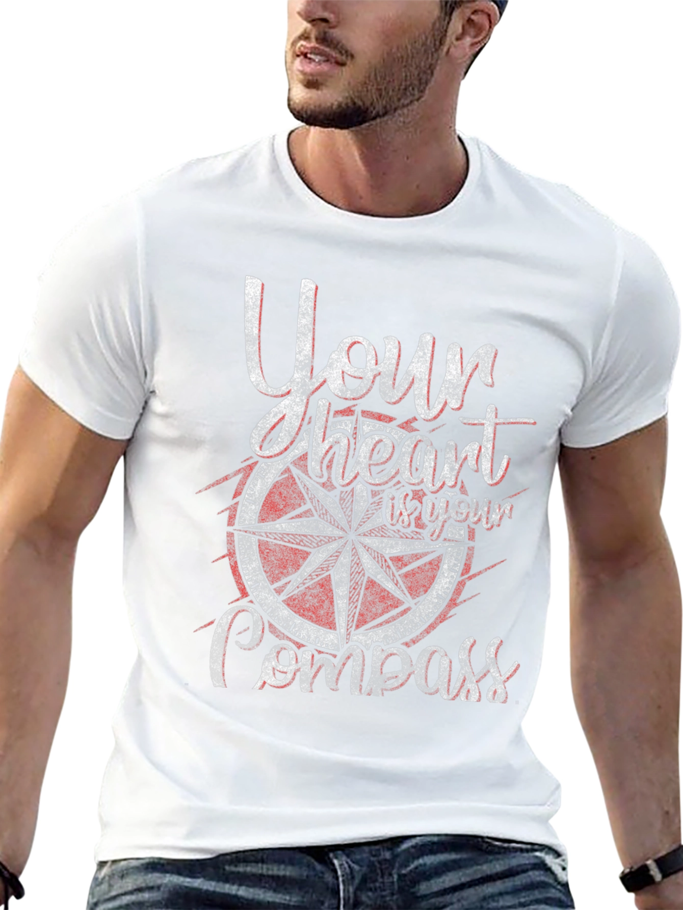 Your Heart Compass Graphic Tee