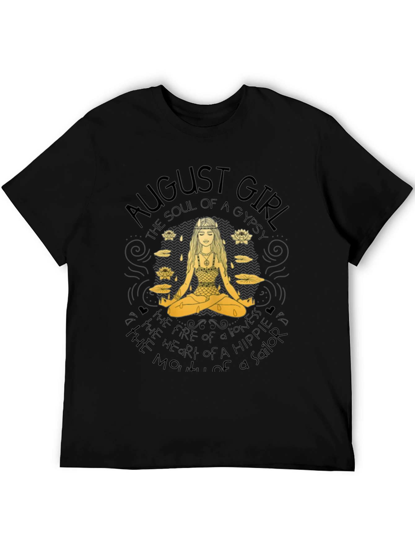 August Girl Gypsy Soul Black T-Shirt