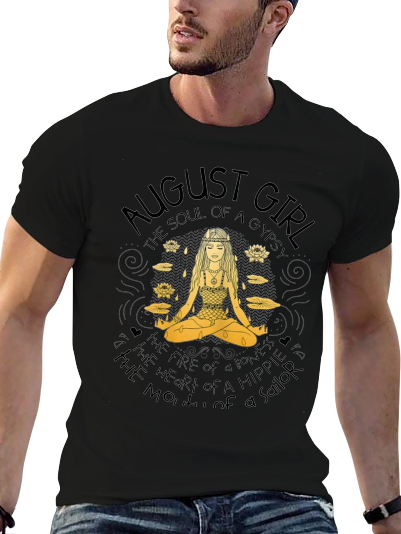 August Girl Gypsy Soul Black T-Shirt
