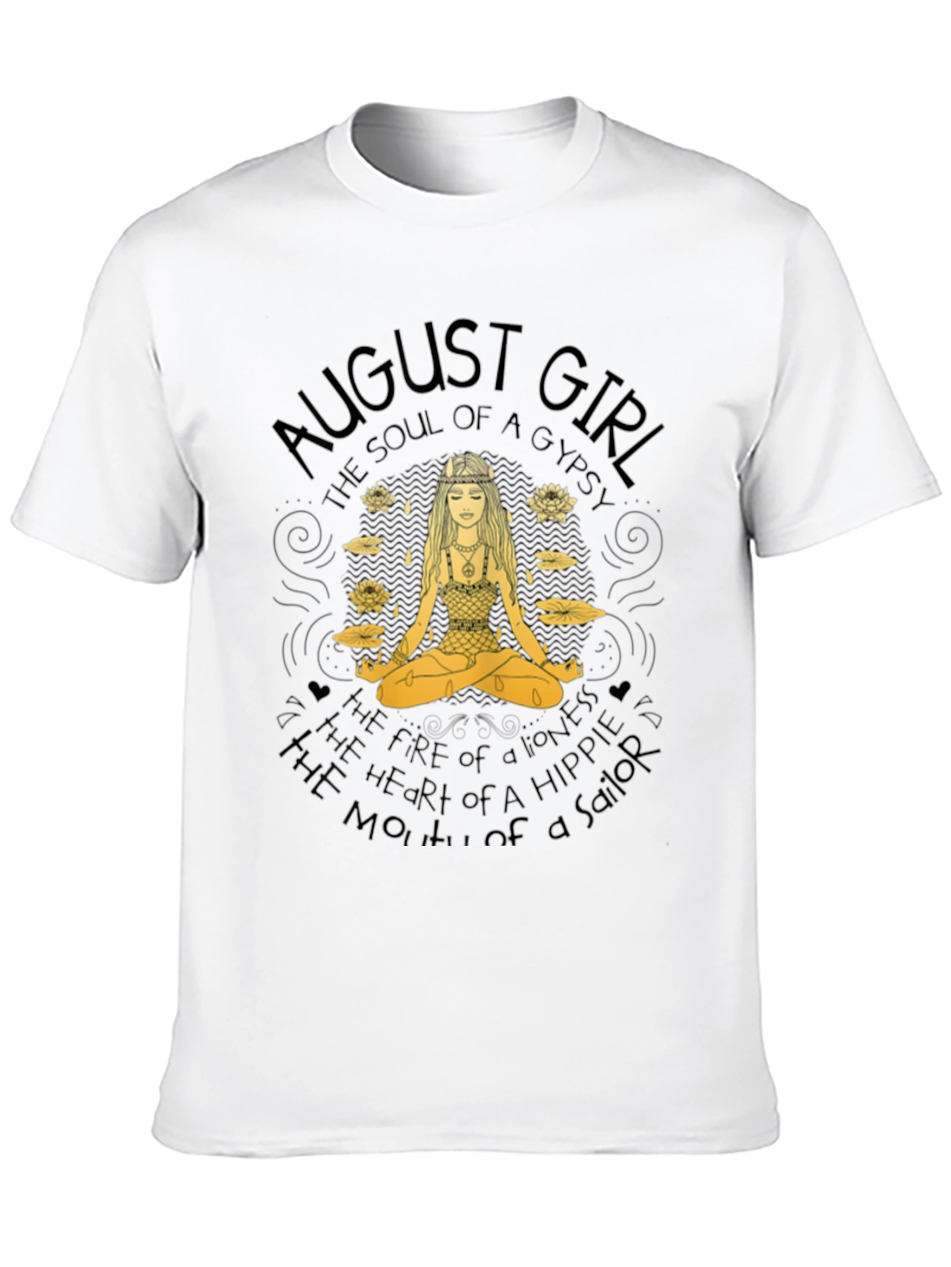 August Girl Gypsy Soul Black T-Shirt