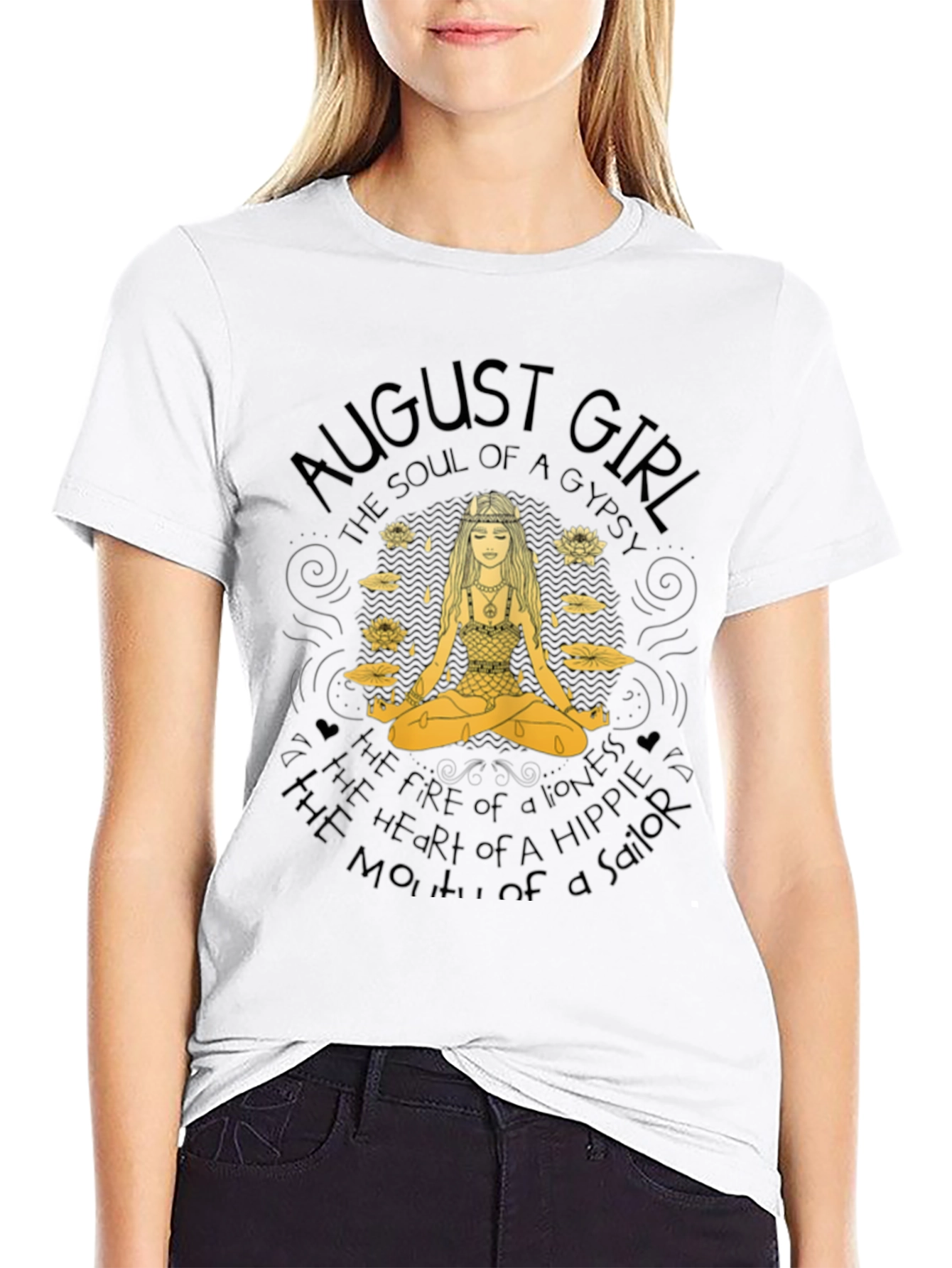 August Girl Gypsy Soul Black T-Shirt