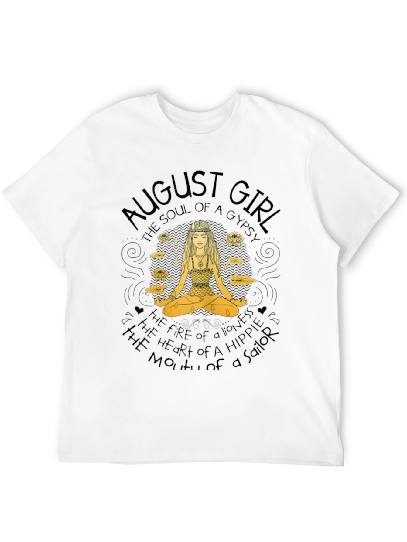 August Girl Gypsy Soul Black T-Shirt