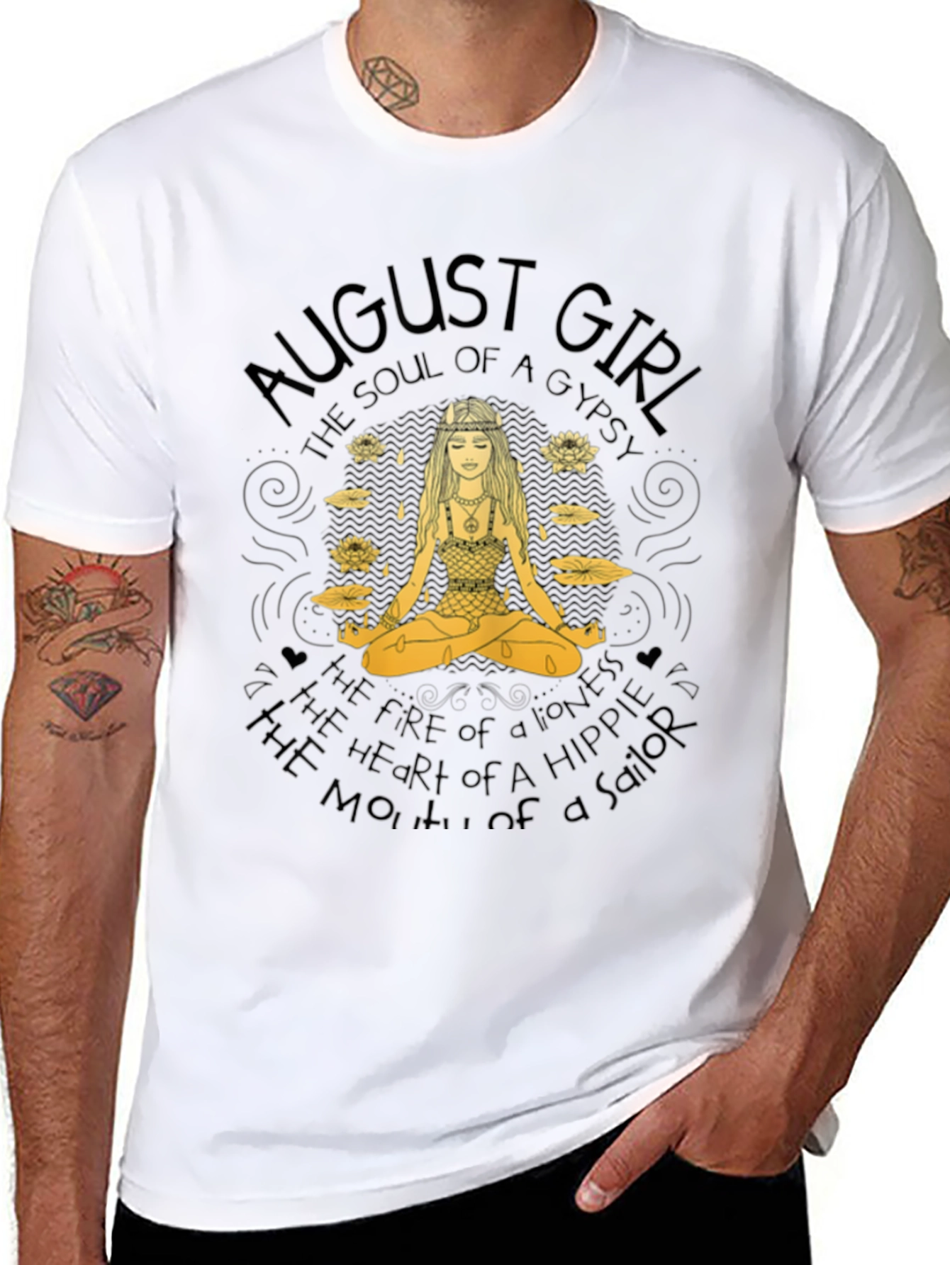 August Girl Gypsy Soul Black T-Shirt