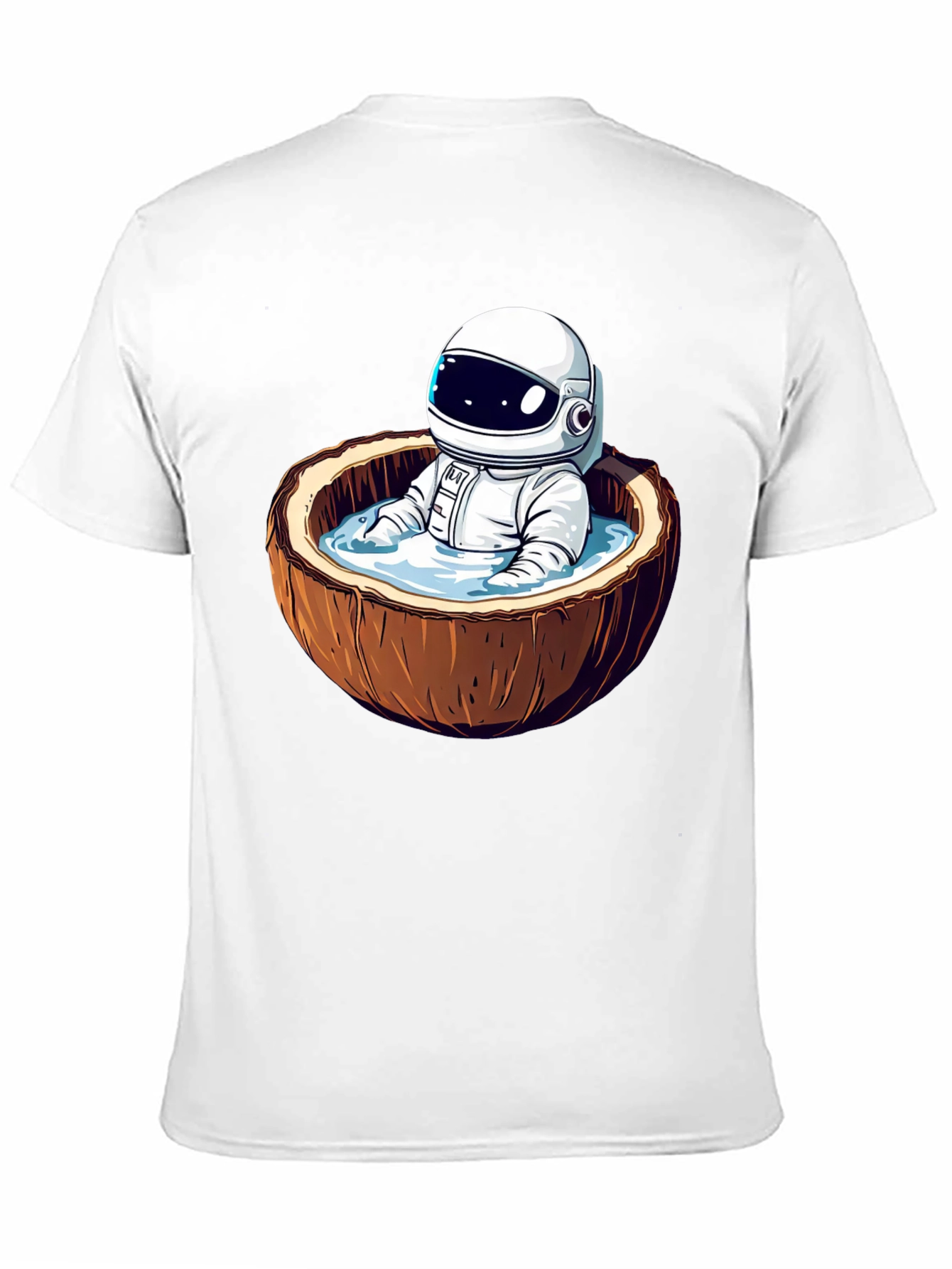 Astronaut Coconut Bathing T-Shirt