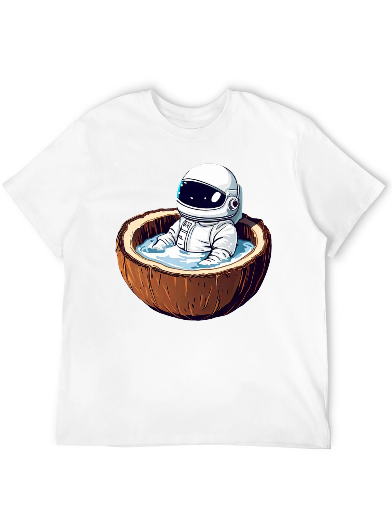 Astronaut Coconut Bathing T-Shirt