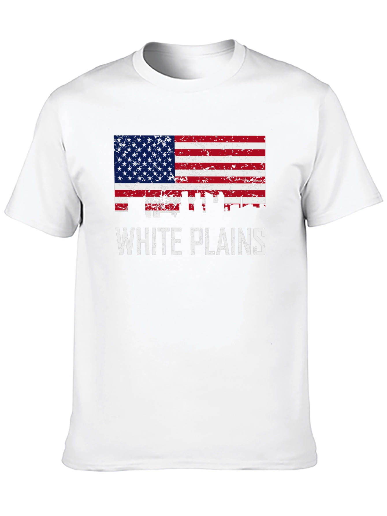 White Plains American Flag T-Shirt
