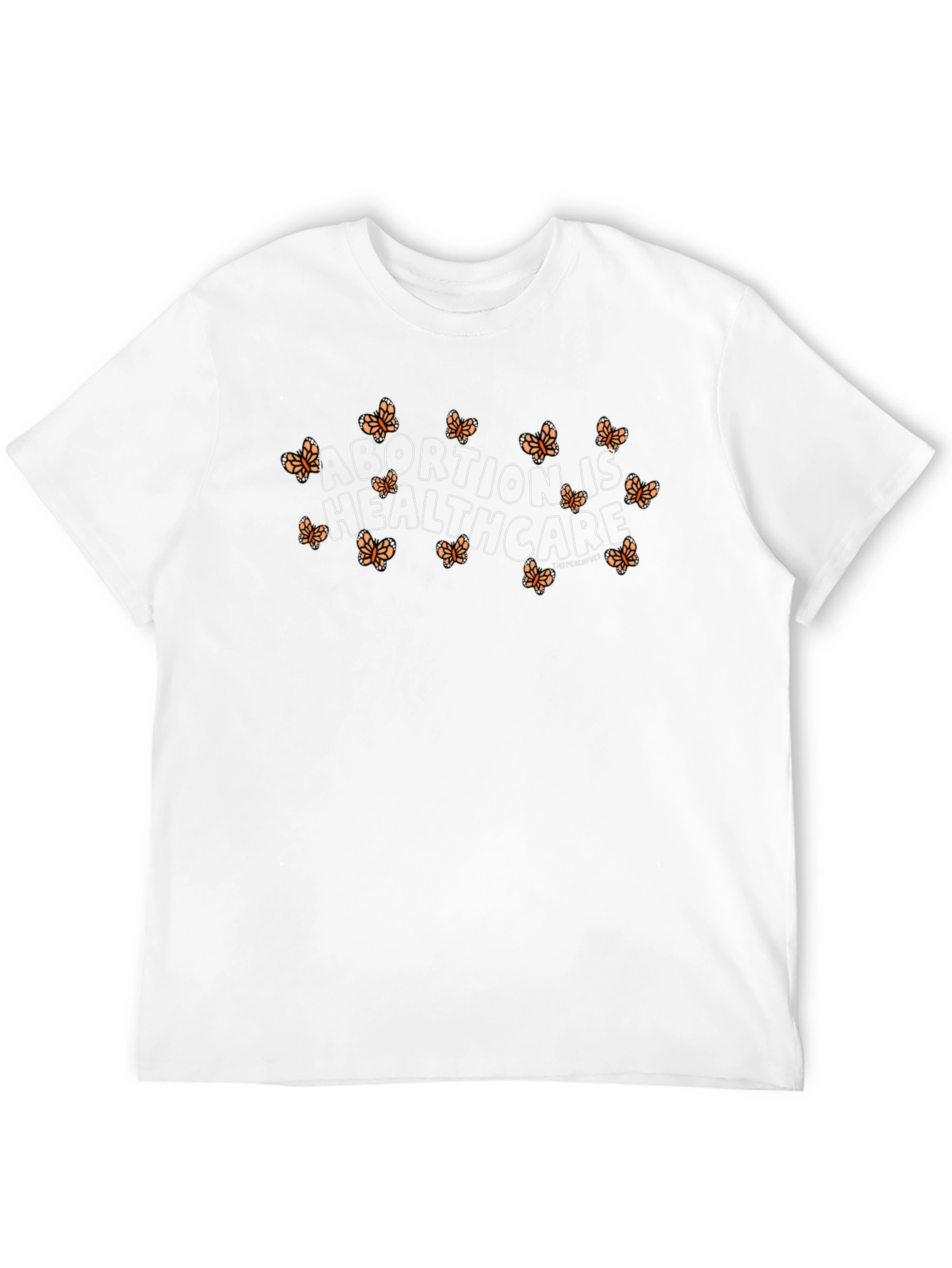 Abortion is Healthcare Butterfly Graphic T-Shirt