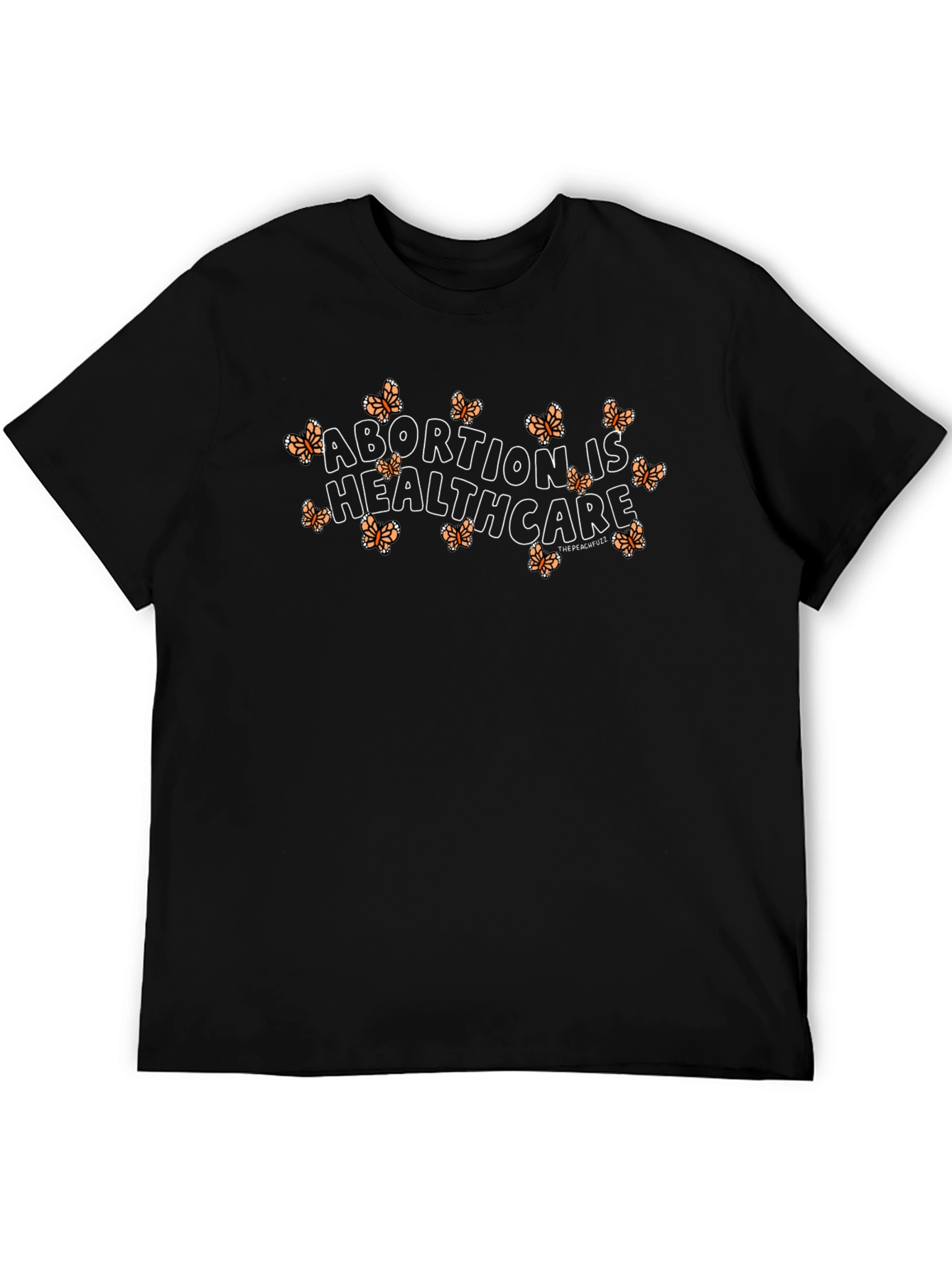 Abortion is Healthcare Butterfly Graphic T-Shirt