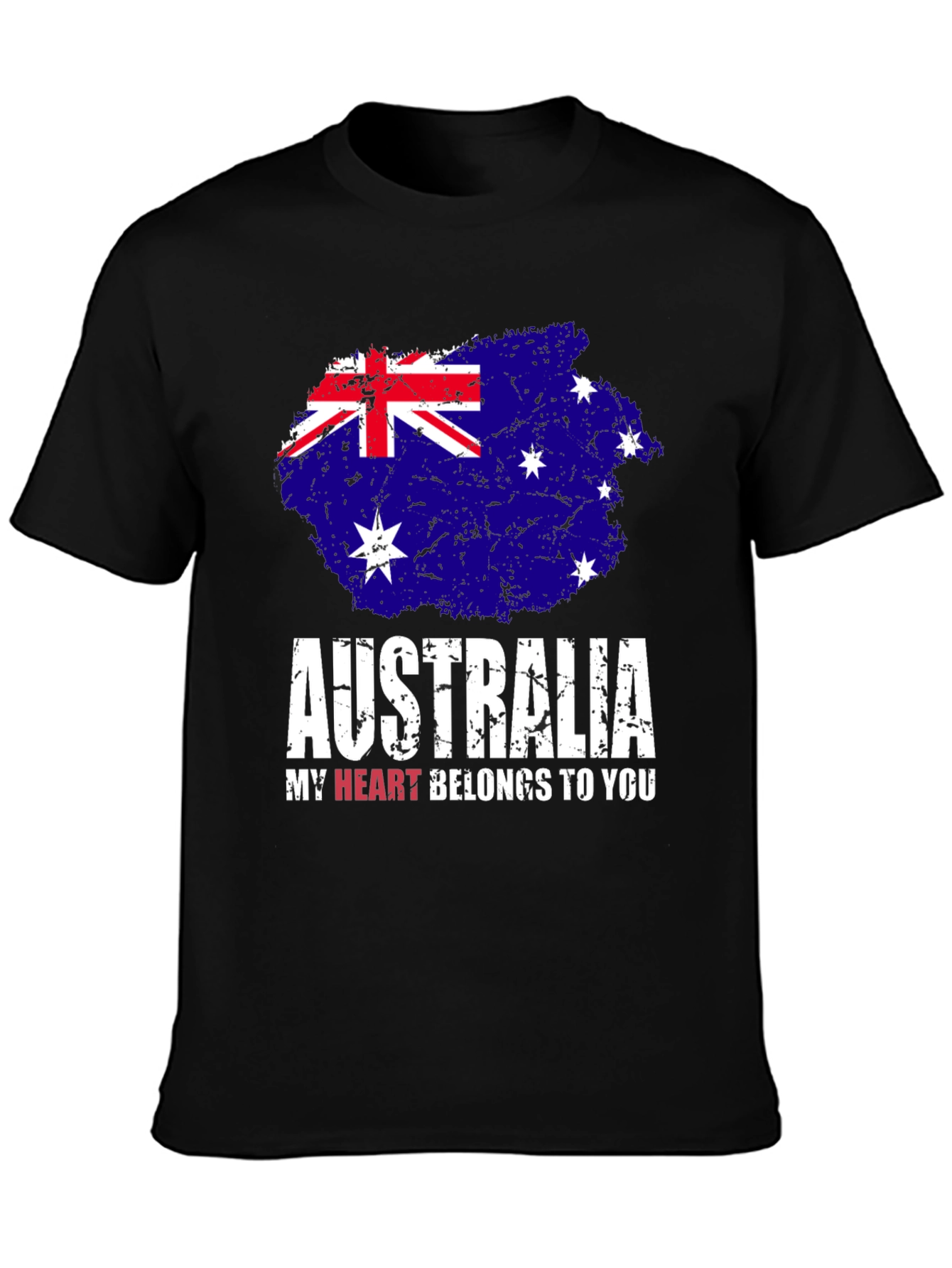 Australia Flag Graphic T-Shirt