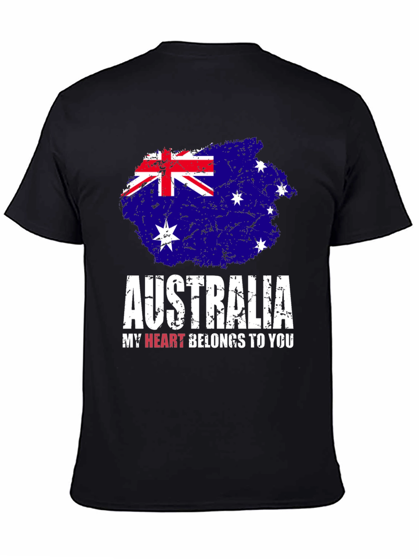 Australia Flag Graphic T-Shirt