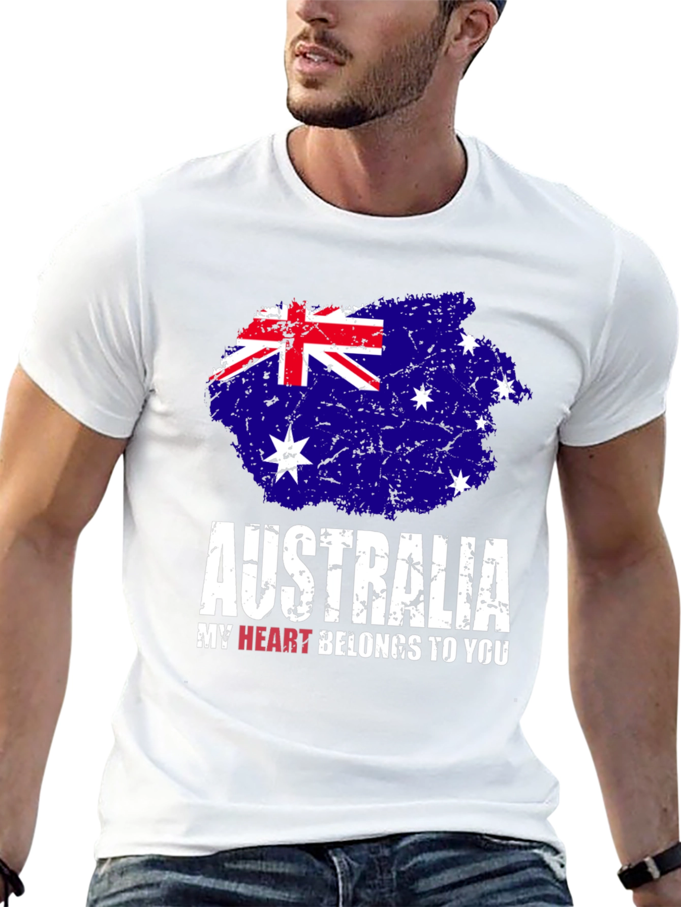Australia Flag Graphic T-Shirt