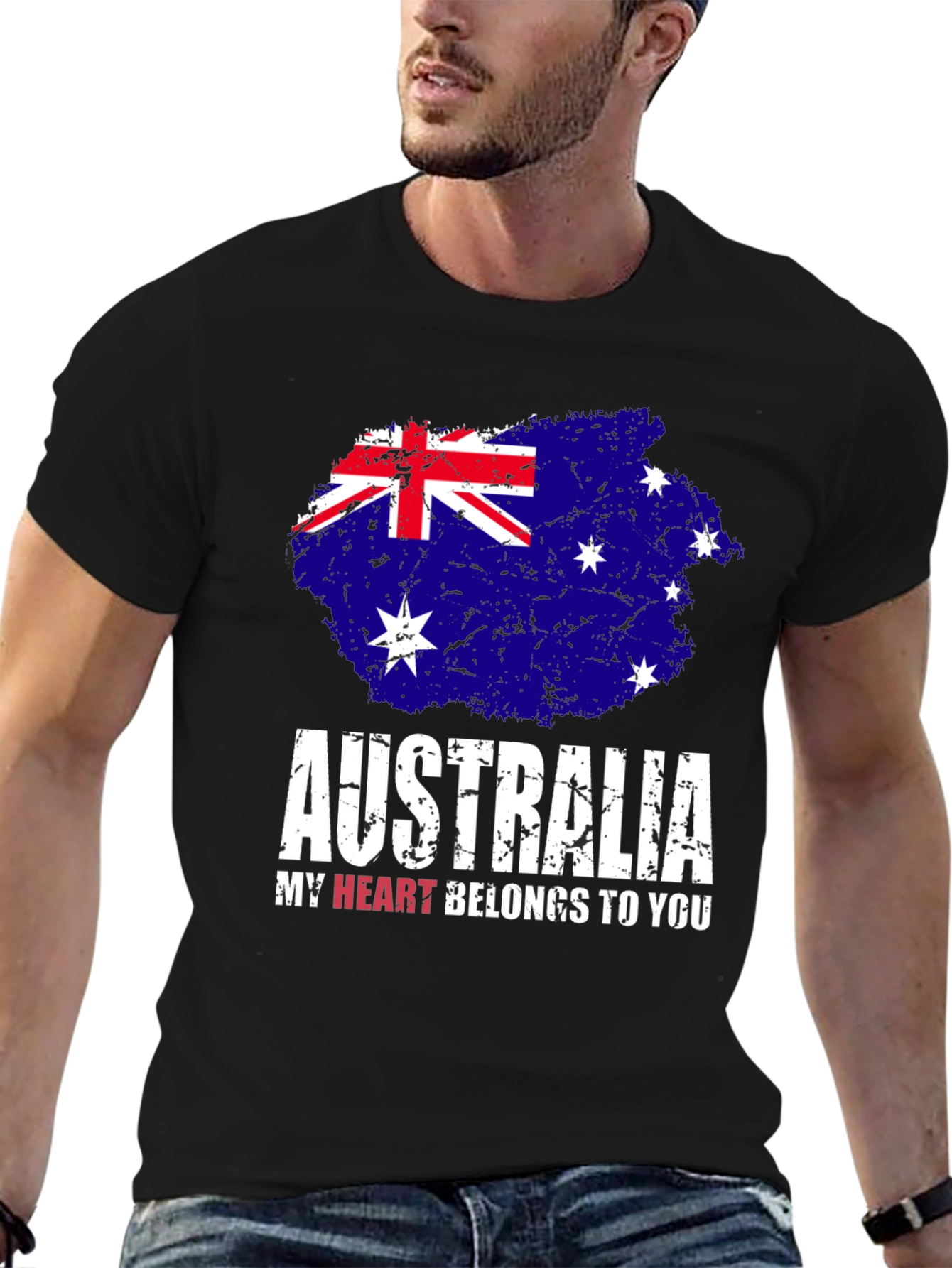 Australia Flag Graphic T-Shirt