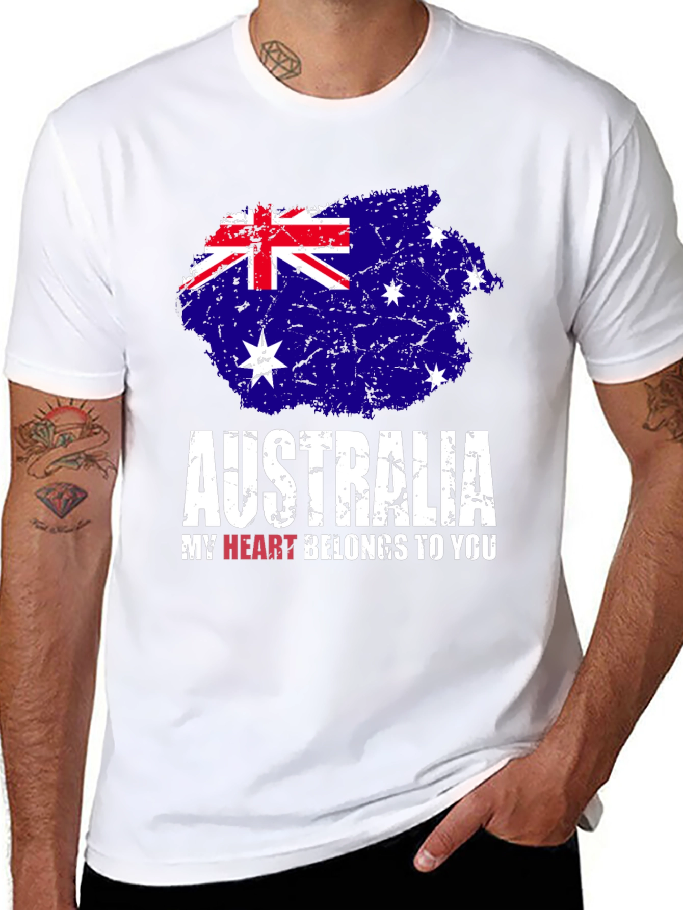 Australia Flag Graphic T-Shirt
