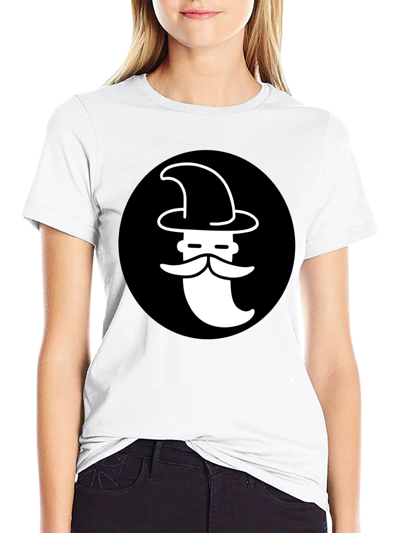 Wizard Graphic T-Shirt - Black Cotton Tee