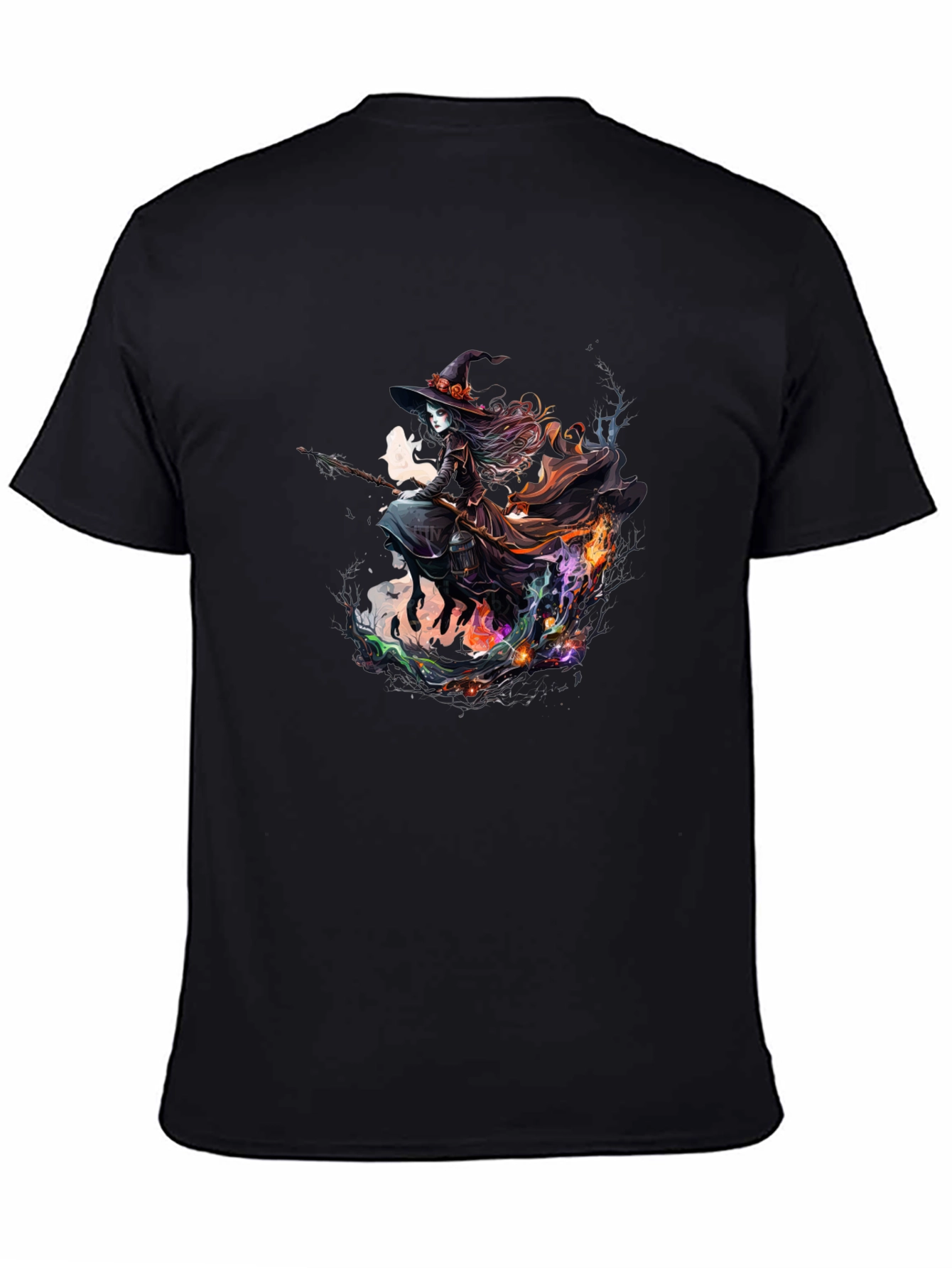 Witch Flying T-Shirt - Halloween Tee