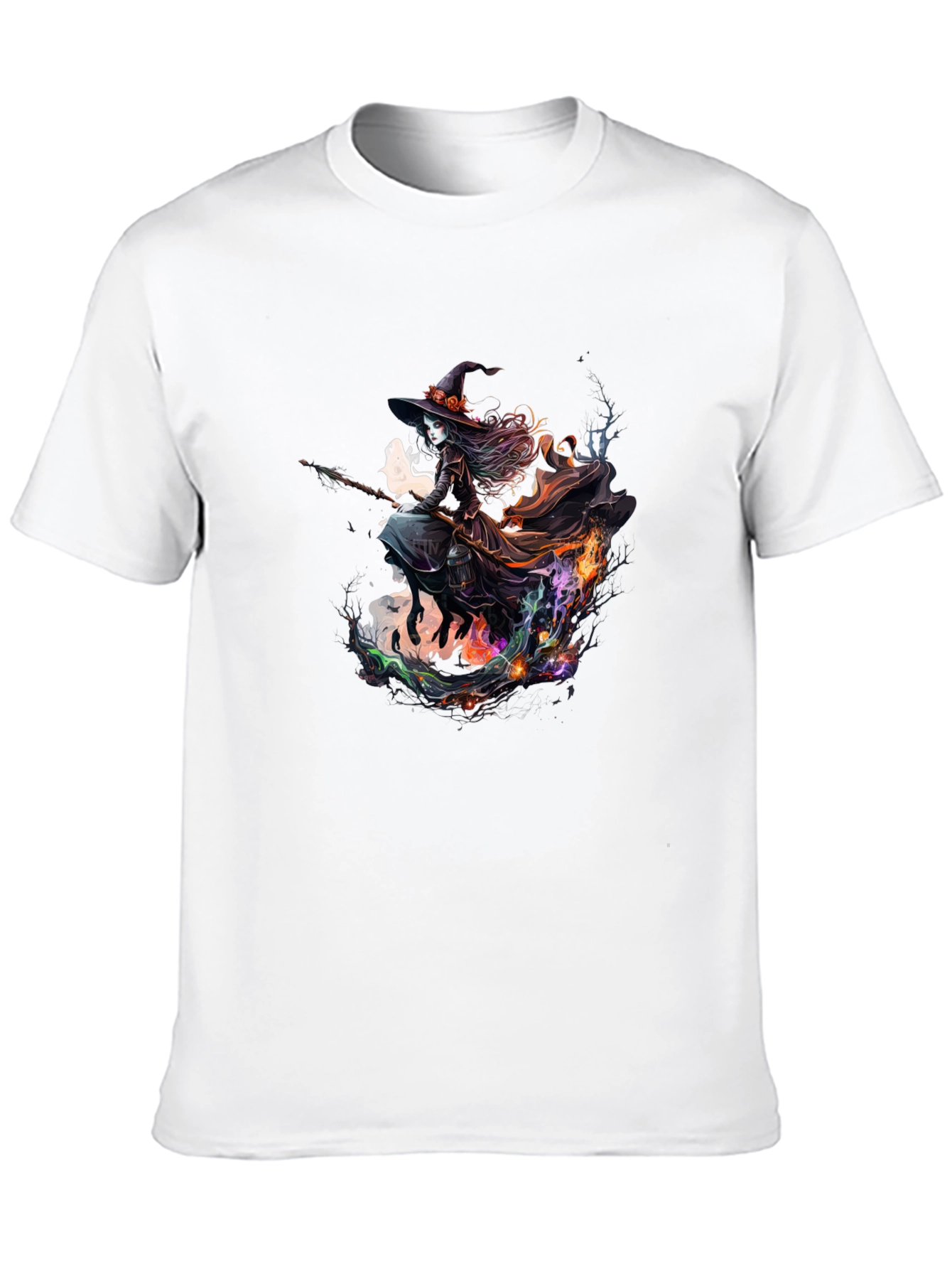 Witch Flying T-Shirt - Halloween Tee