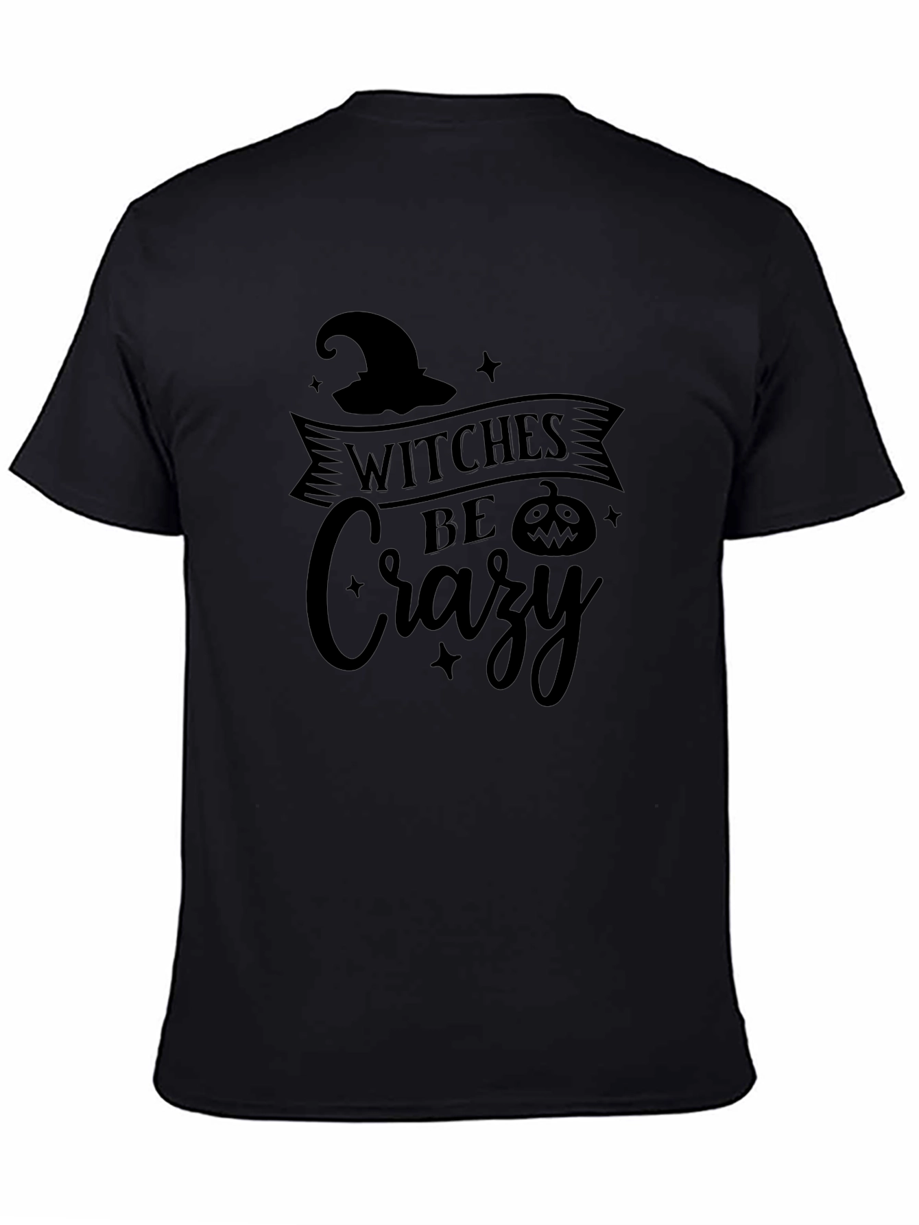 Witches Be Crazy Halloween T-Shirt - Black