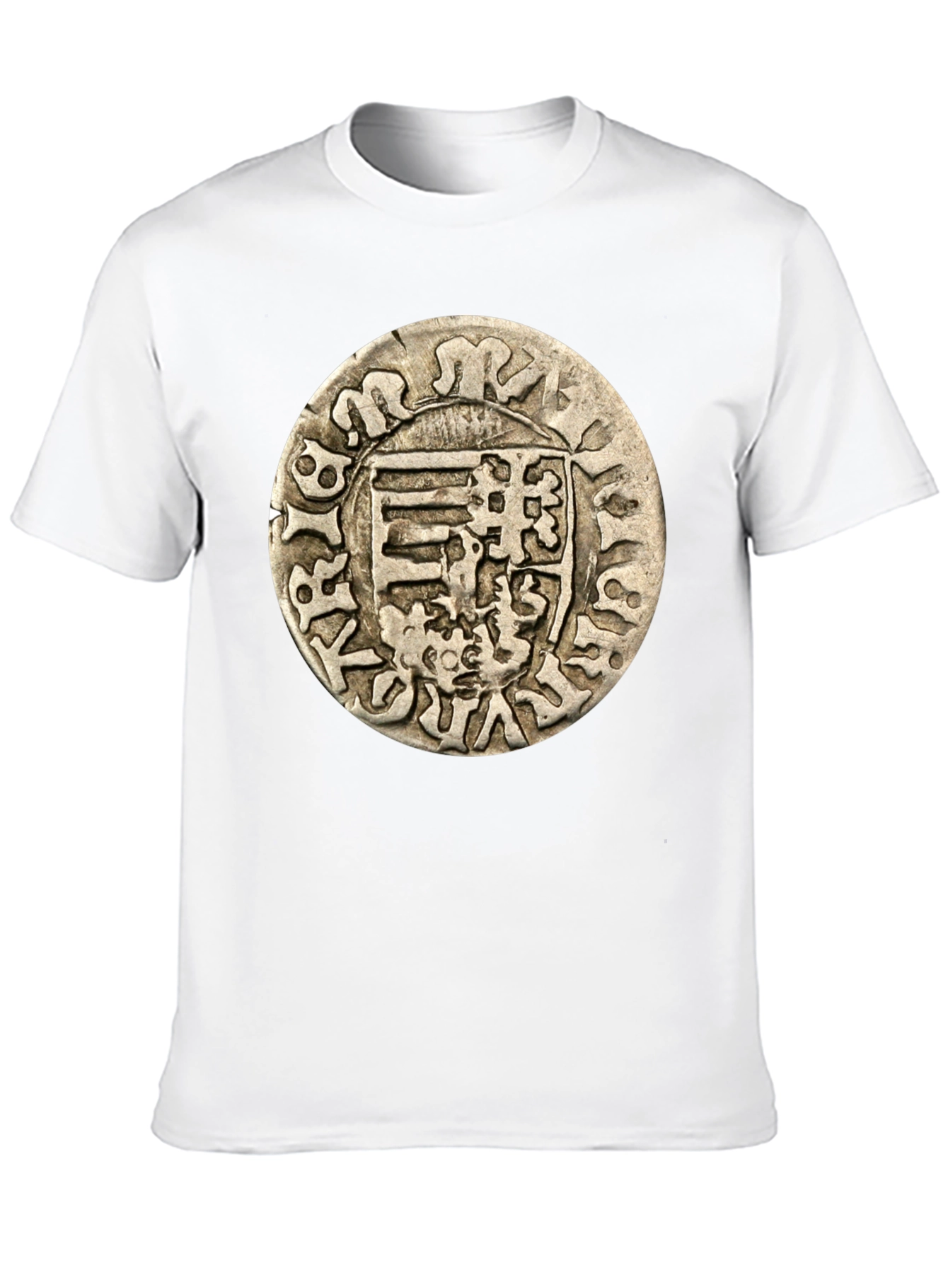 Antique Coin Graphic Tee - Black