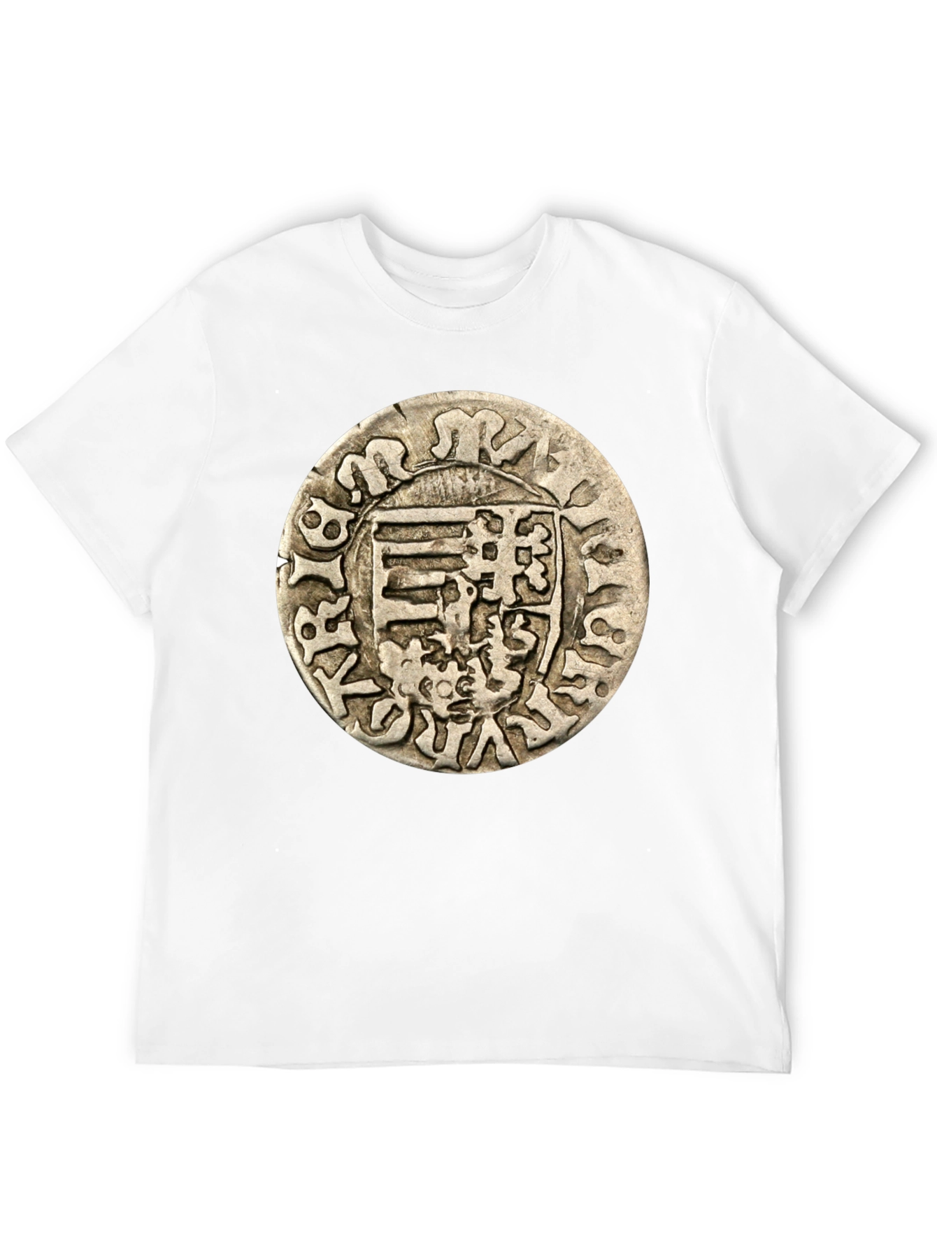 Antique Coin Graphic Tee - Black