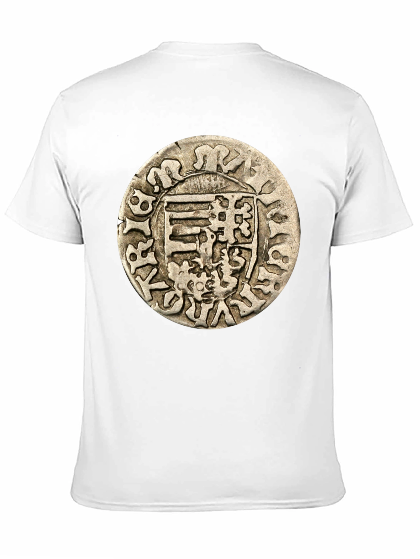 Antique Coin Graphic Tee - Black