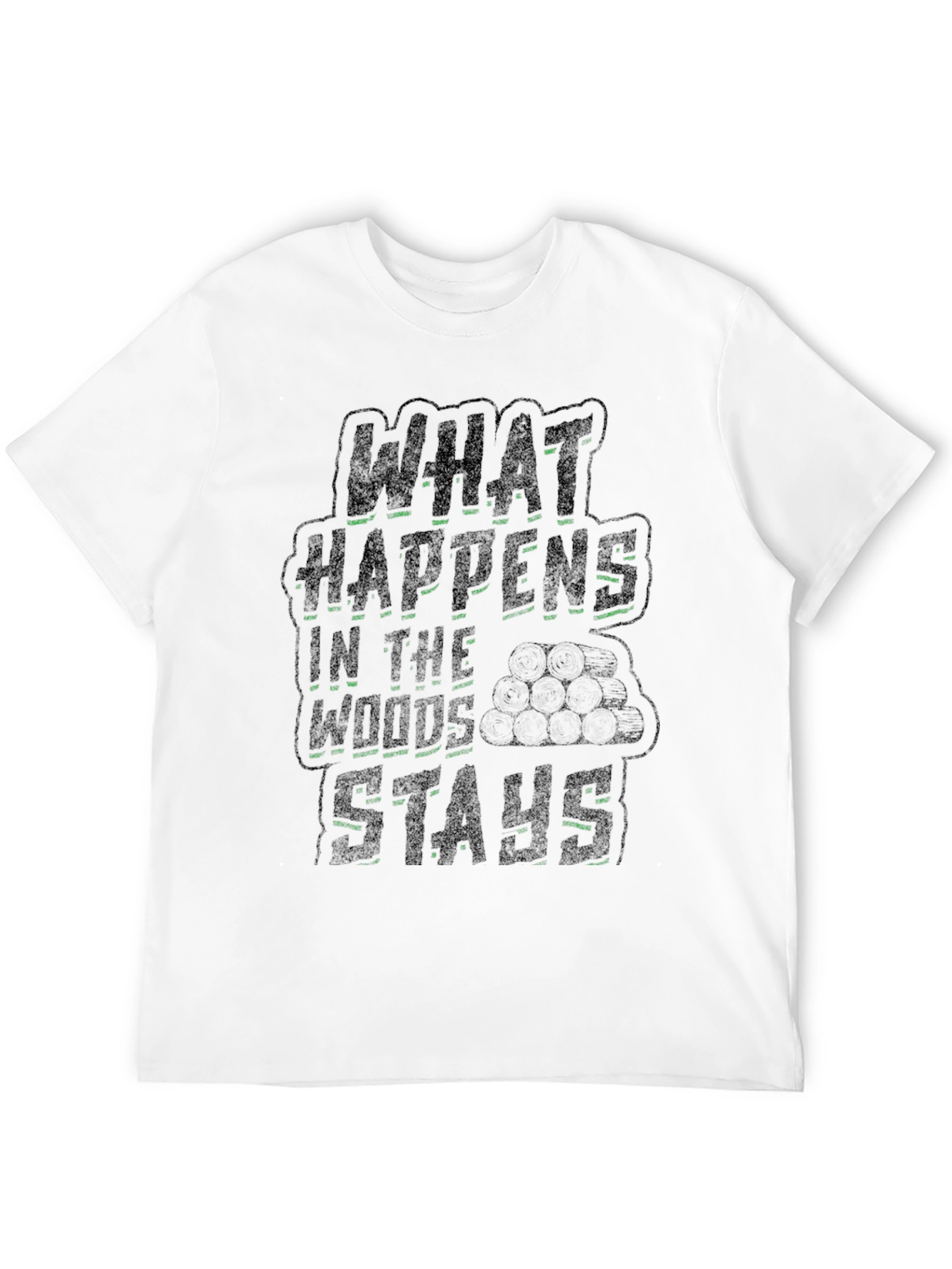 What Happens In The Woods Graphic Tee