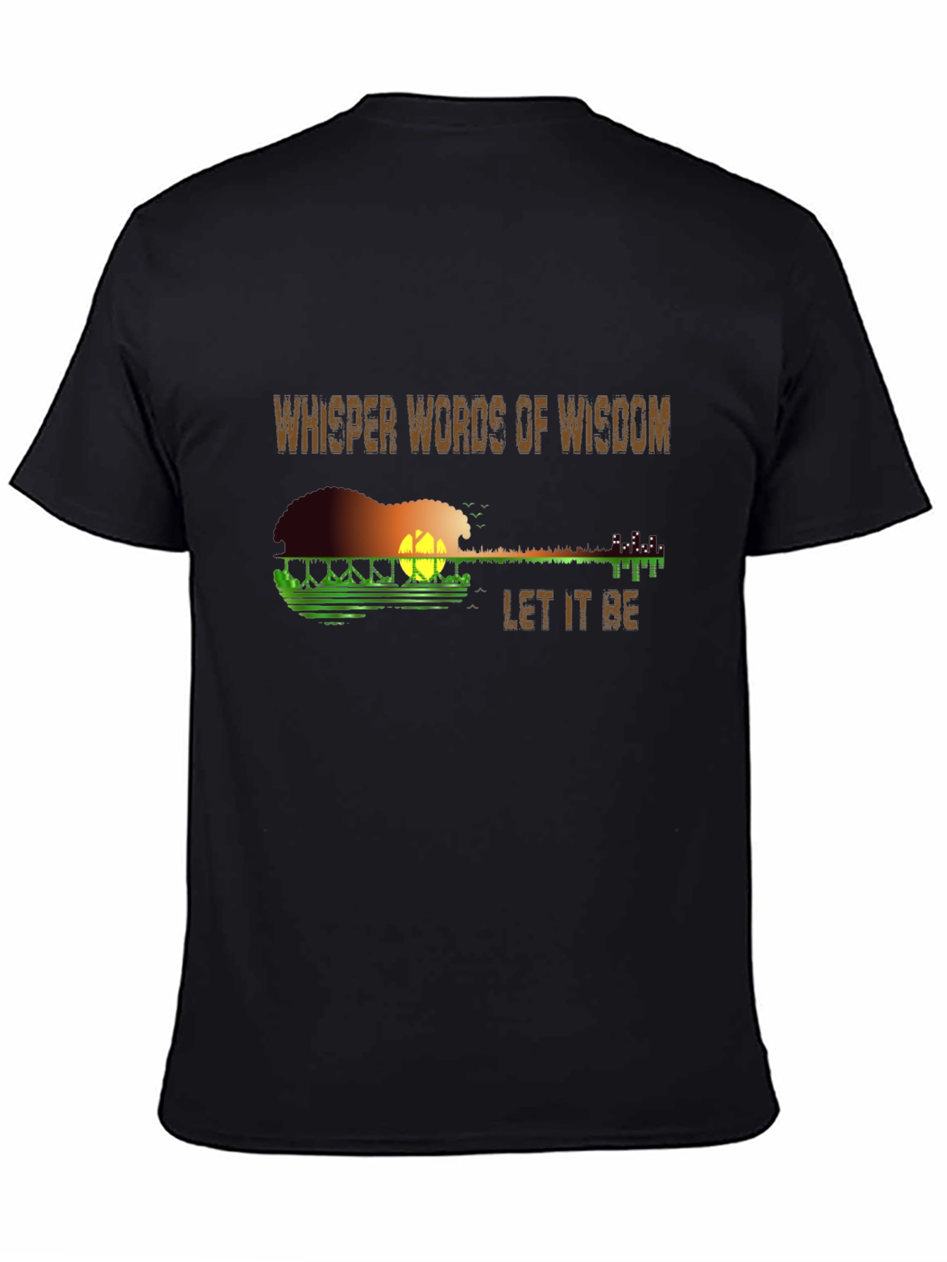 Whisper Words T-Shirt - Guitar Design