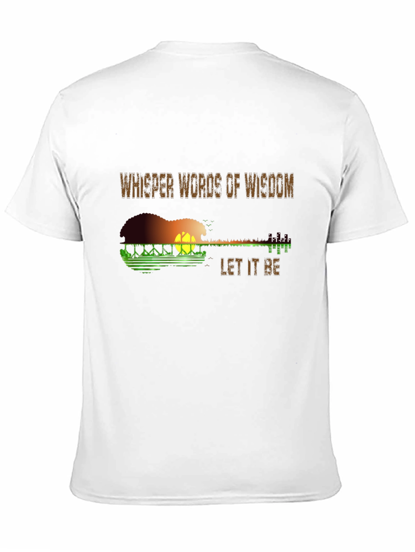 Whisper Words T-Shirt - Guitar Design