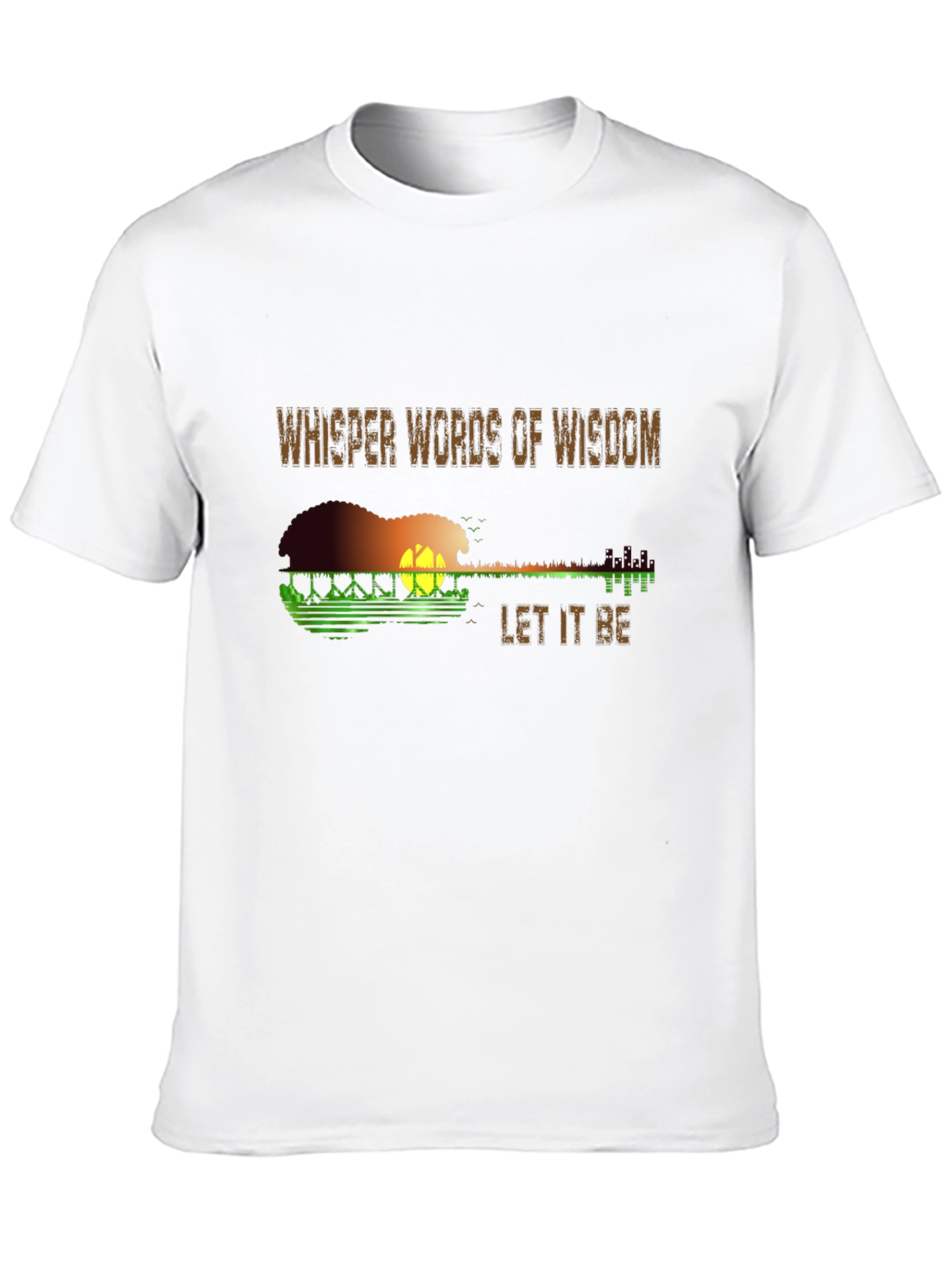 Whisper Words T-Shirt - Guitar Design
