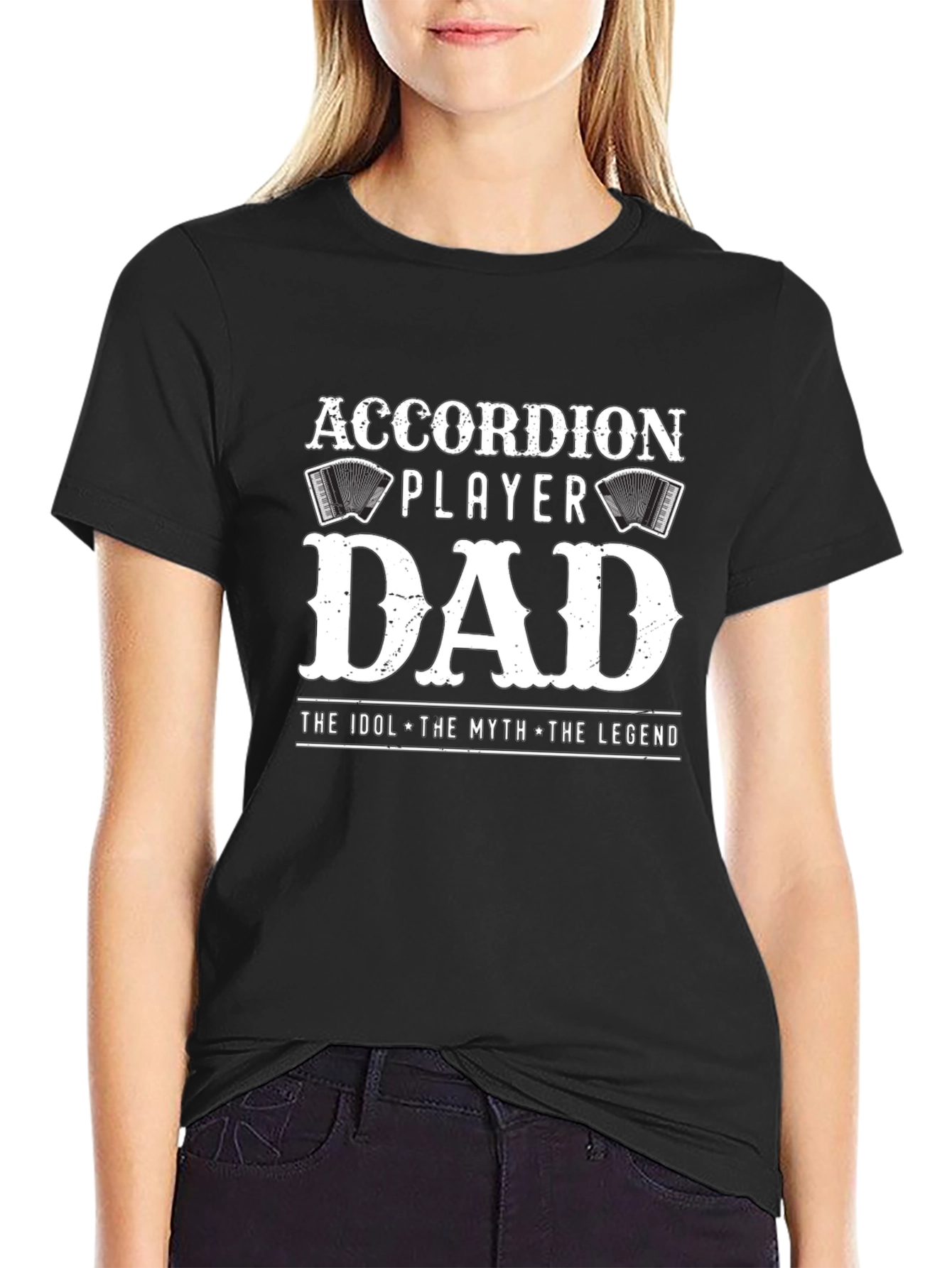 Accordion Player Dad T-Shirt