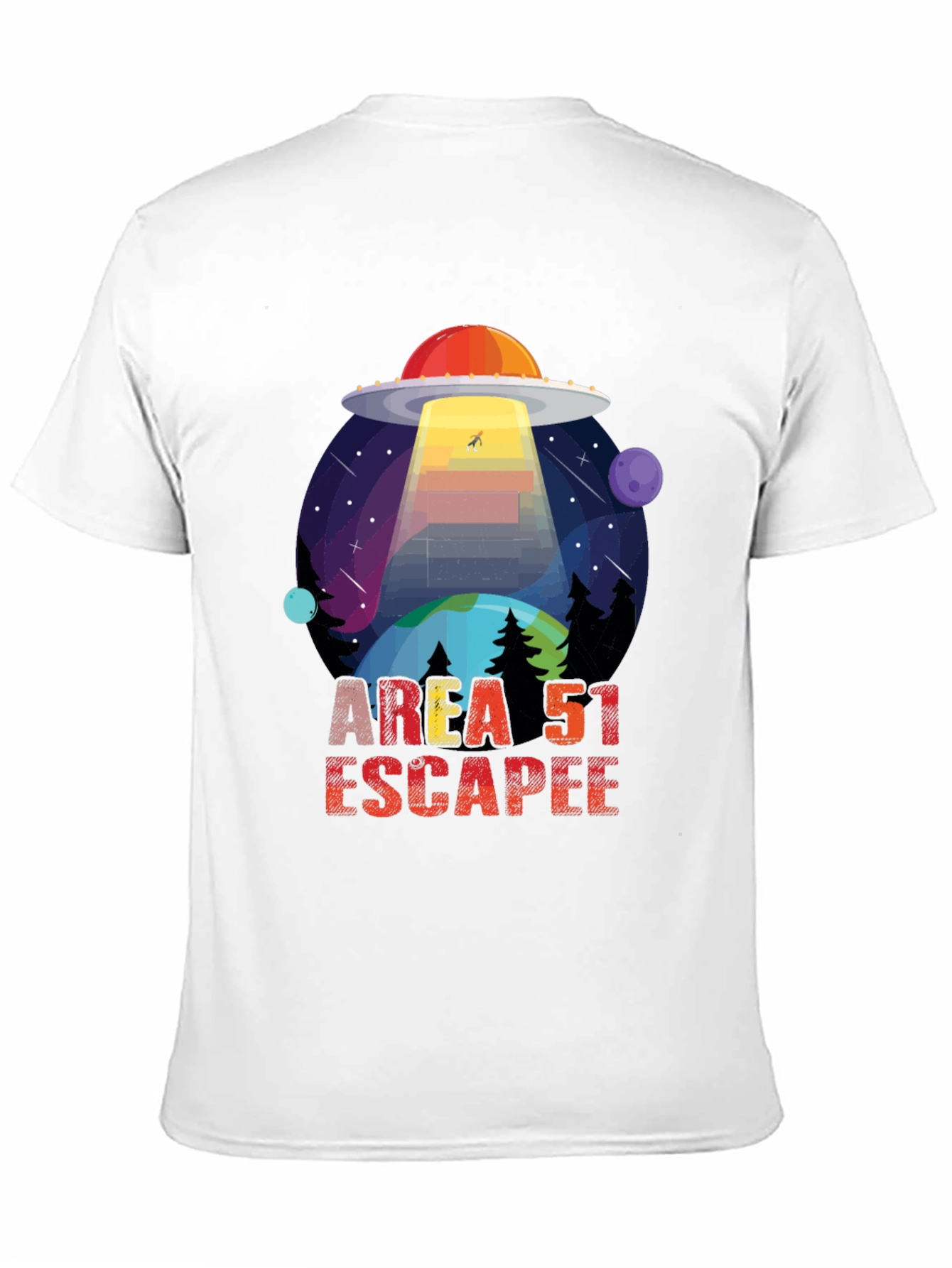 Area 51 Escapee UFO Graphic Tee