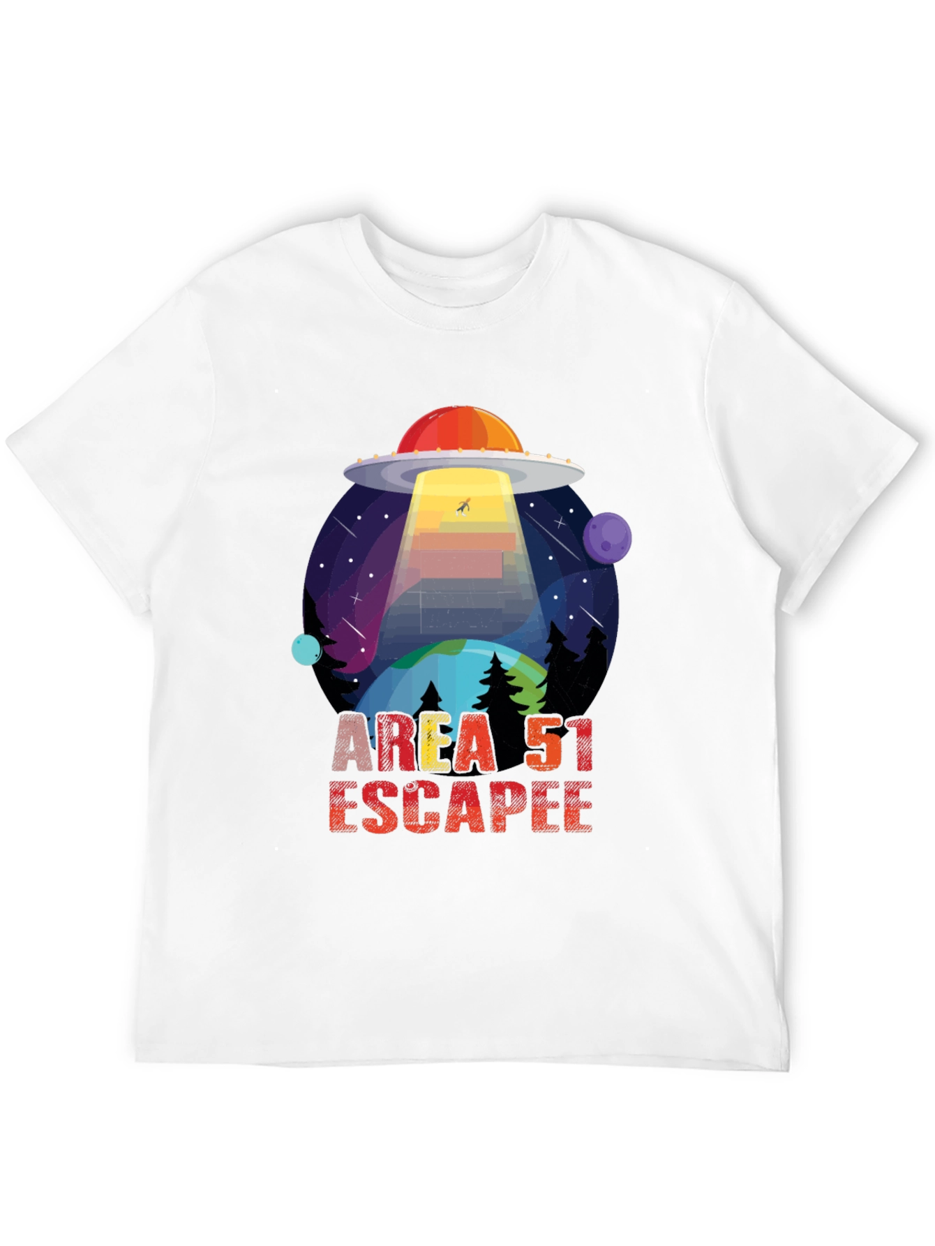 Area 51 Escapee UFO Graphic Tee
