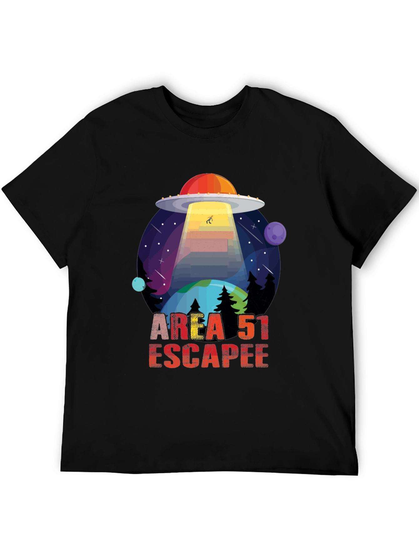 Area 51 Escapee UFO Graphic Tee