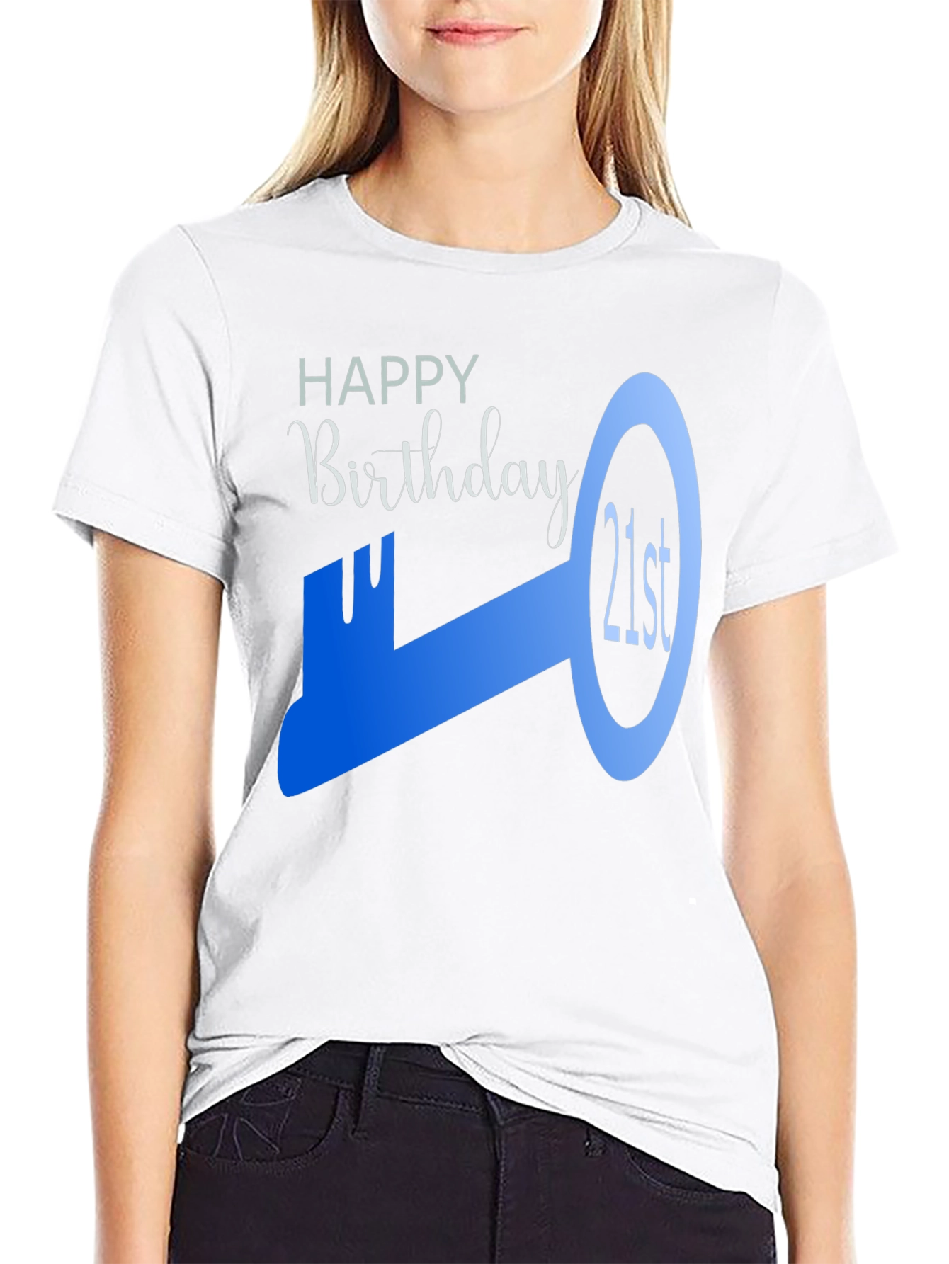 21st Birthday Key Graphic T-Shirt