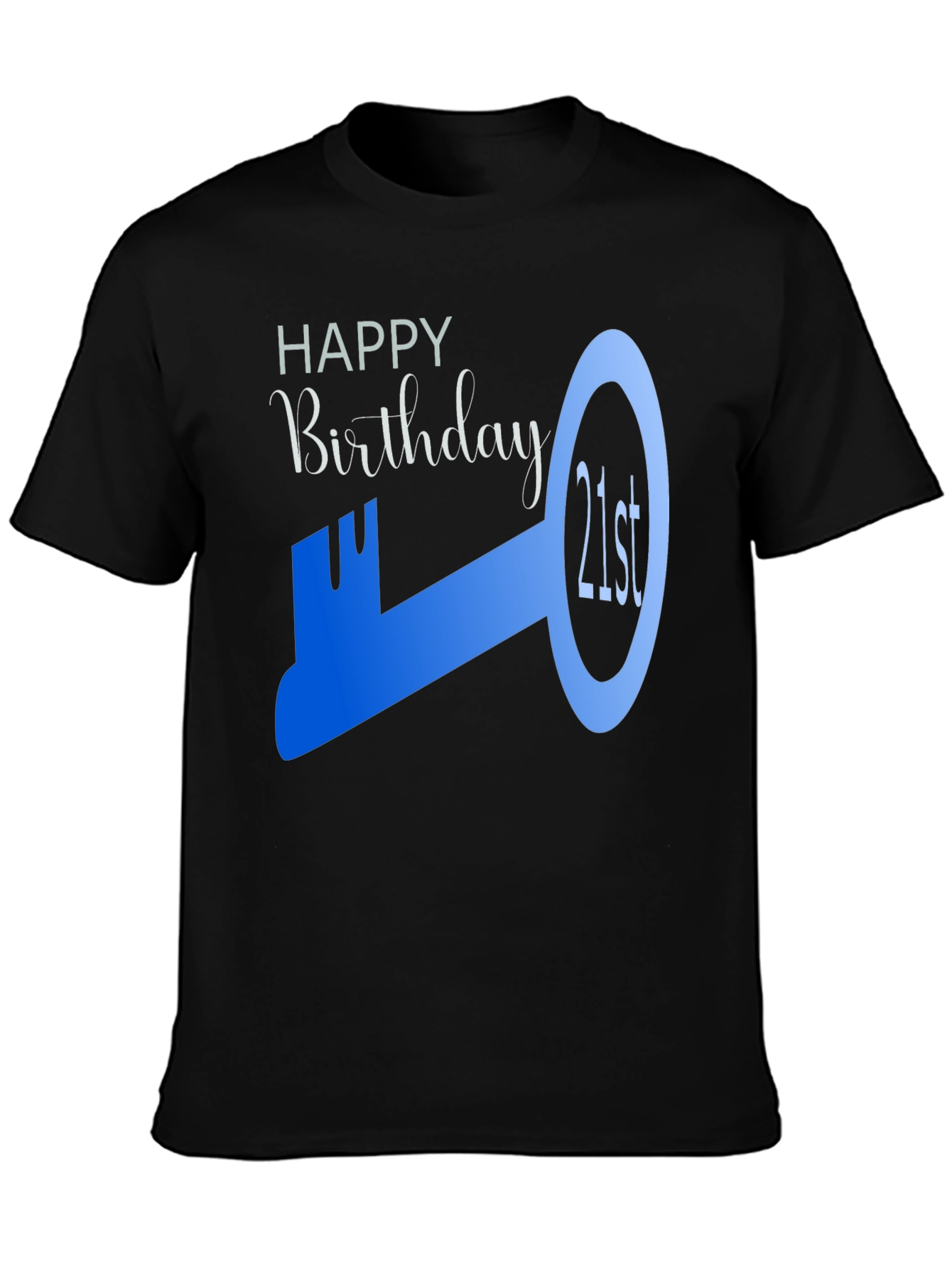 21st Birthday Key Graphic T-Shirt