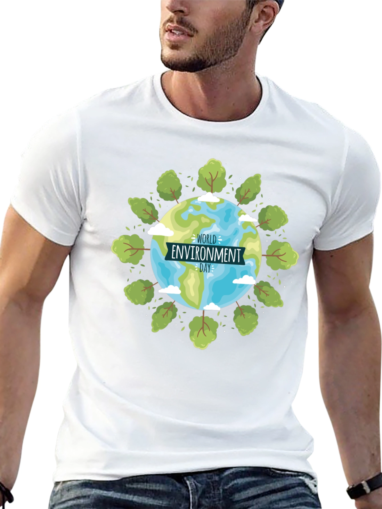 World Environment Day Graphic Black T-Shirt