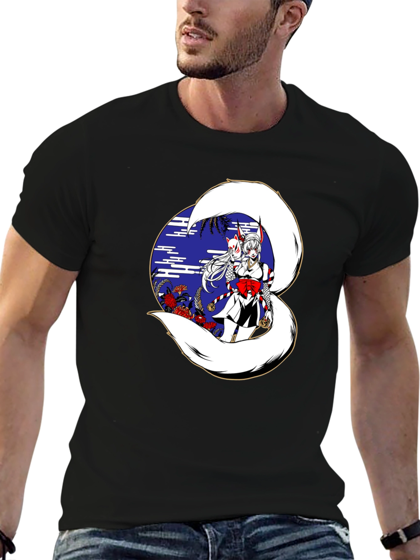 Anime Kitsune T-Shirt