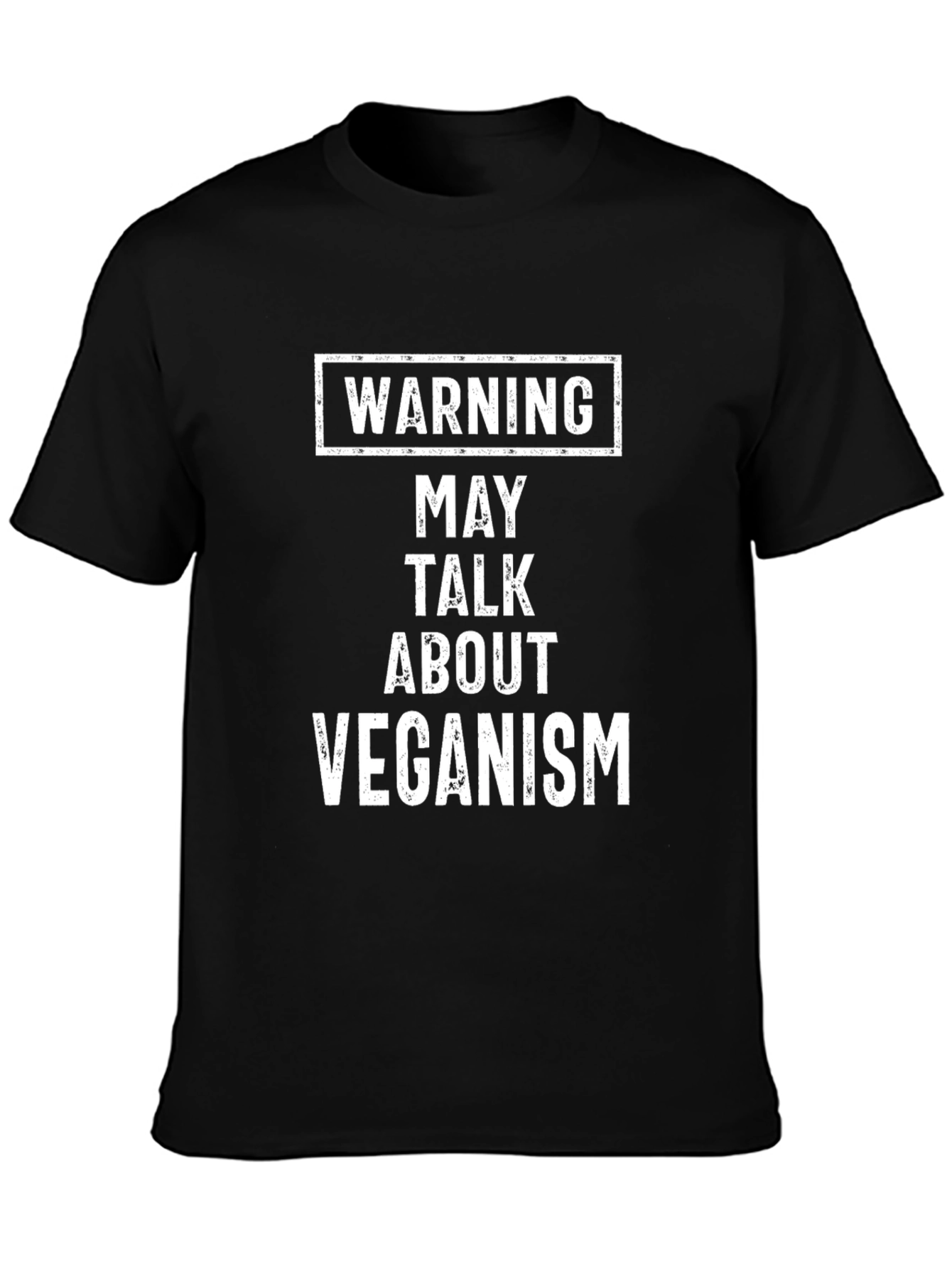 Warning May Talk About Veganism Graphic Tee