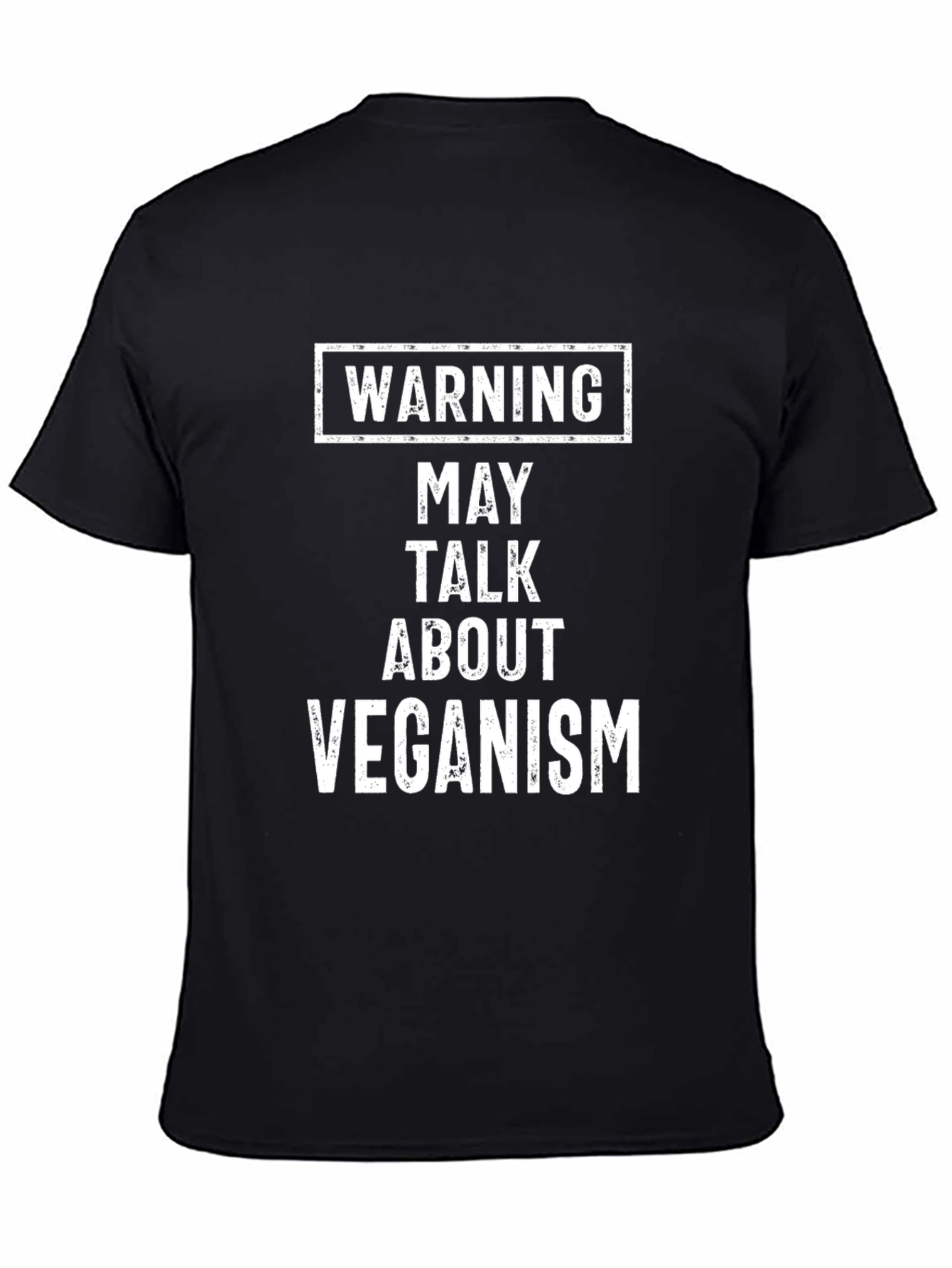 Warning May Talk About Veganism Graphic Tee