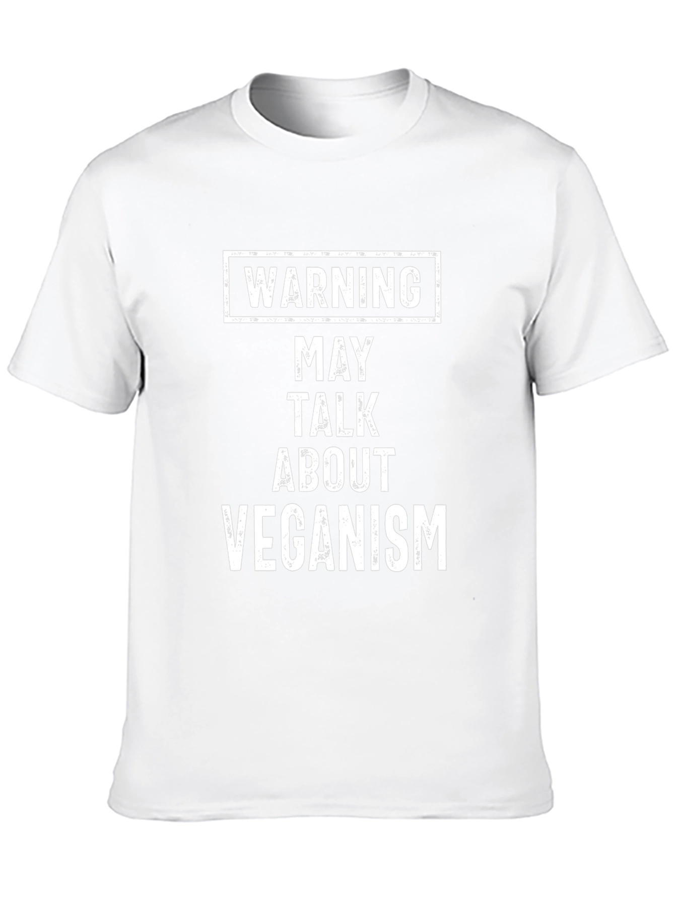 Warning May Talk About Veganism Graphic Tee