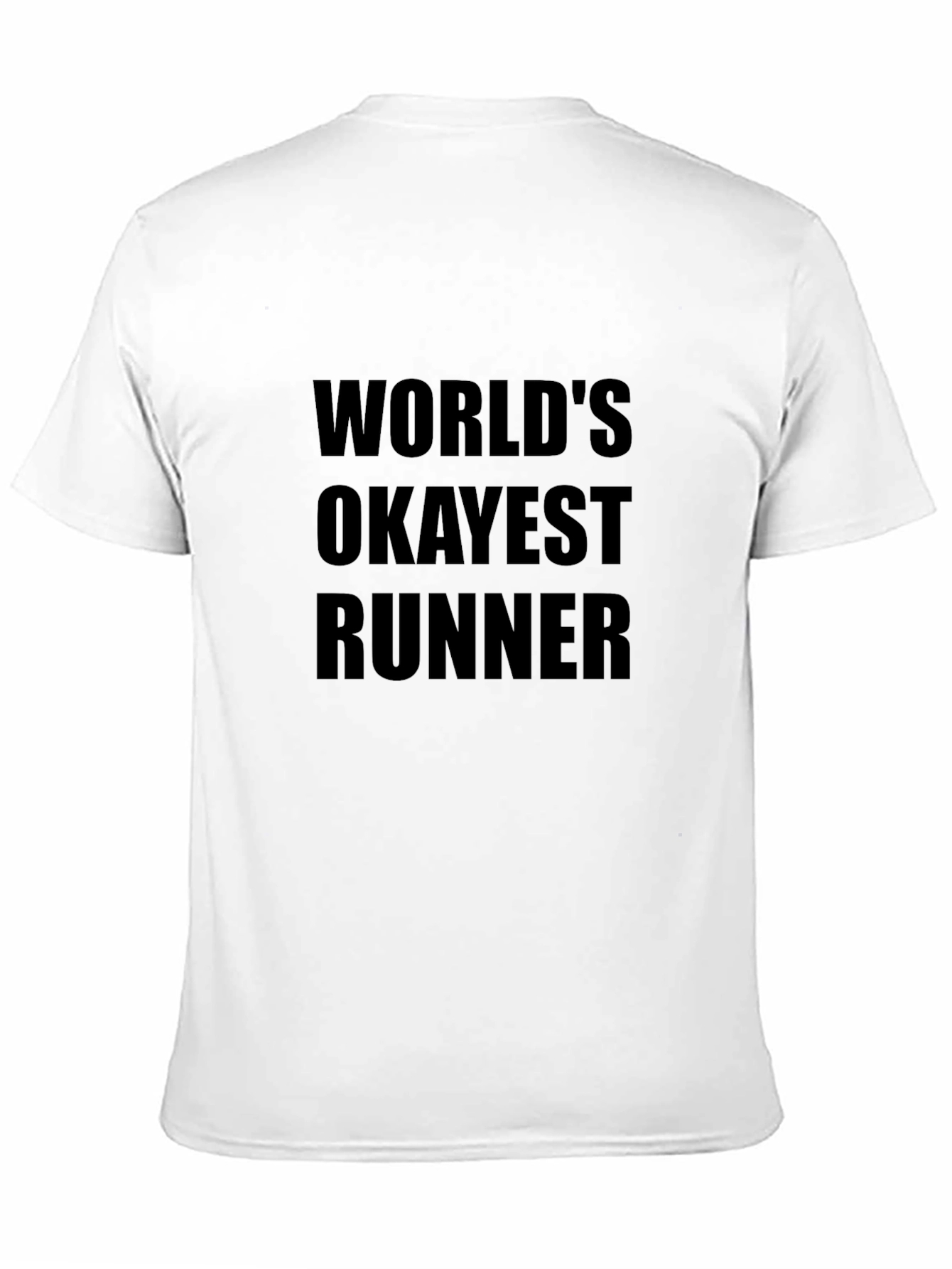 Worlds Okayest Runner T-Shirt Funny Running Tee