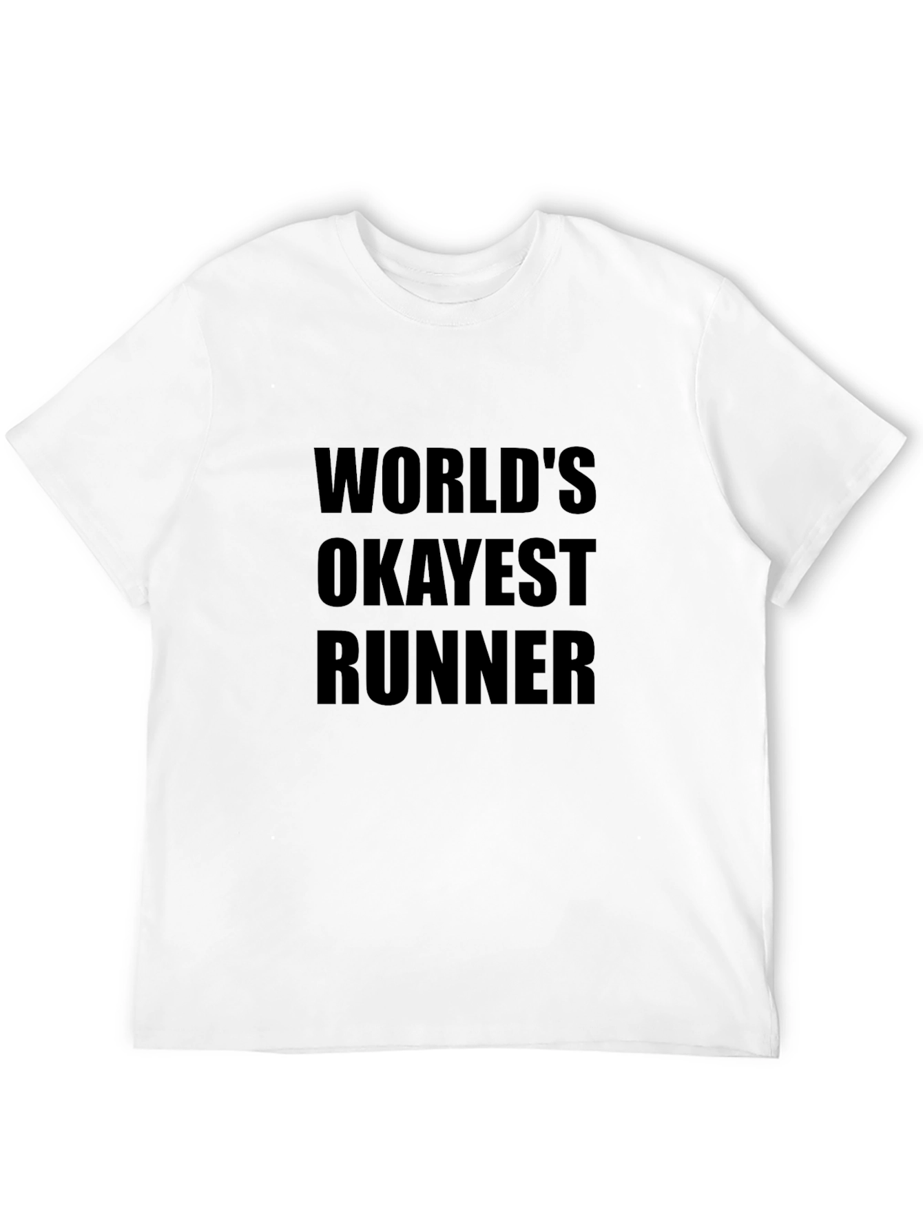 Worlds Okayest Runner T-Shirt Funny Running Tee