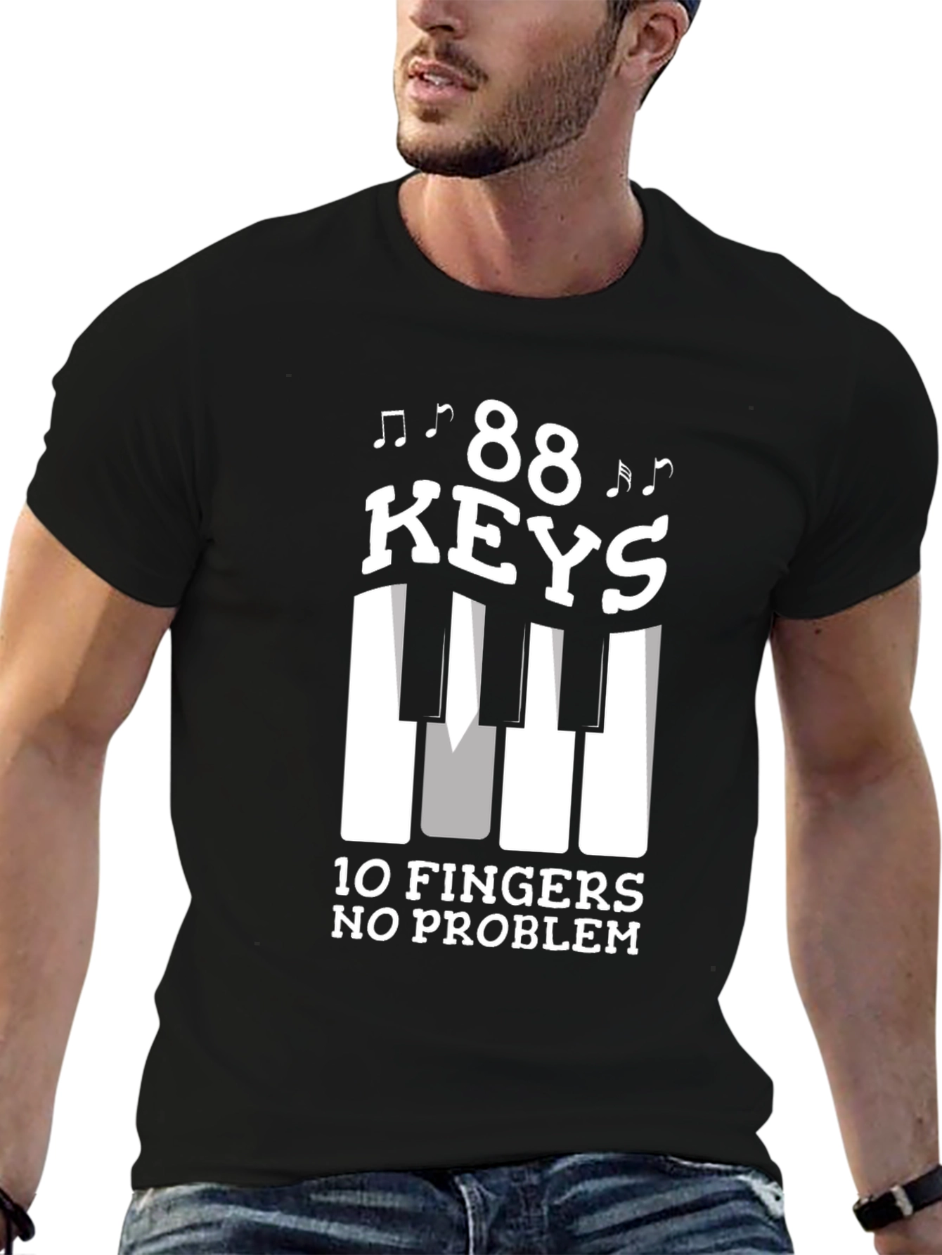 88 Keys 10 Fingers T-Shirt