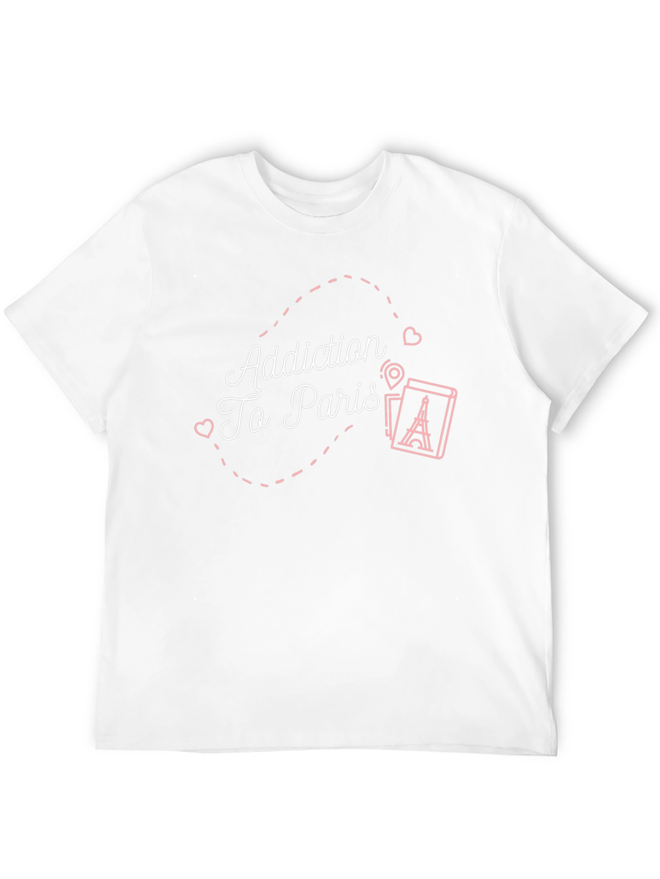 Addiction To Paris Graphic Tee - Black T-Shirt