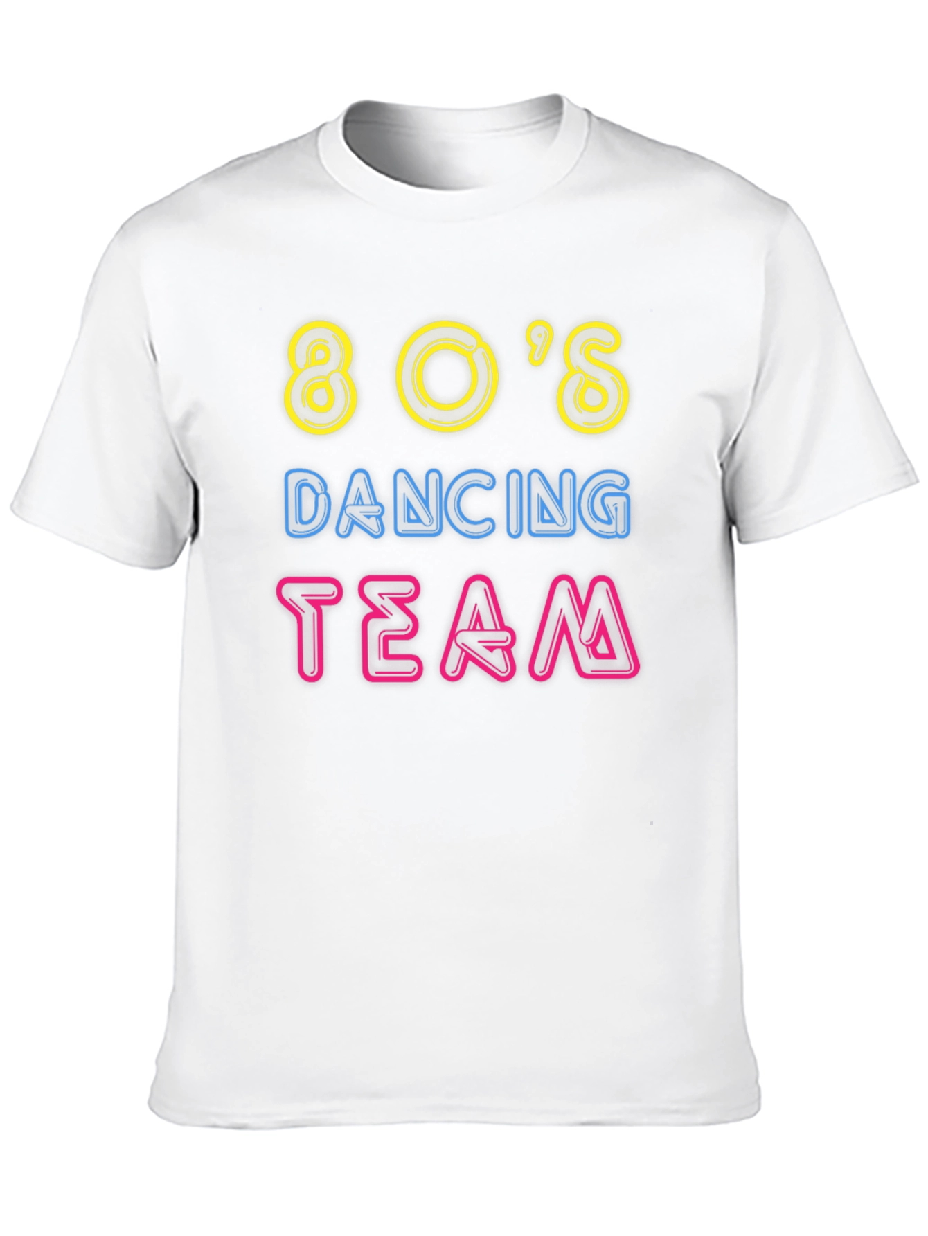 80s Dancing Team Graphic Tee - Retro Style