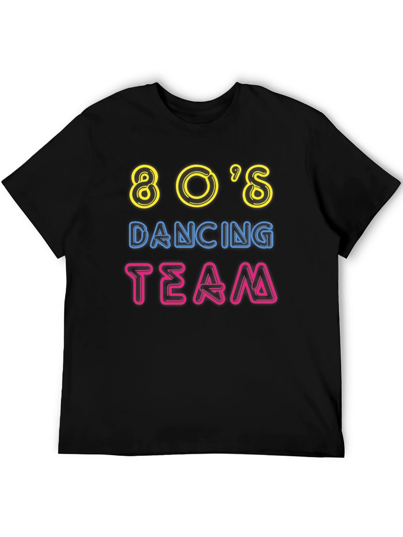 80s Dancing Team Graphic Tee - Retro Style