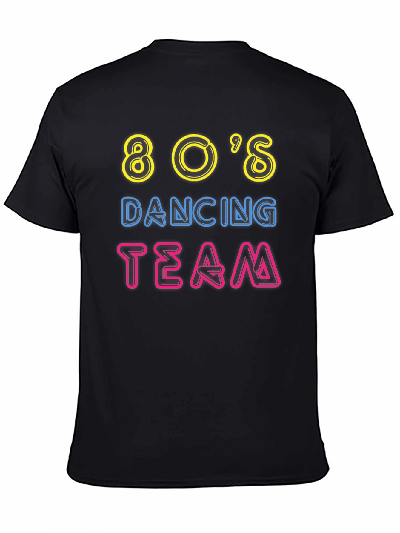 80s Dancing Team Graphic Tee - Retro Style