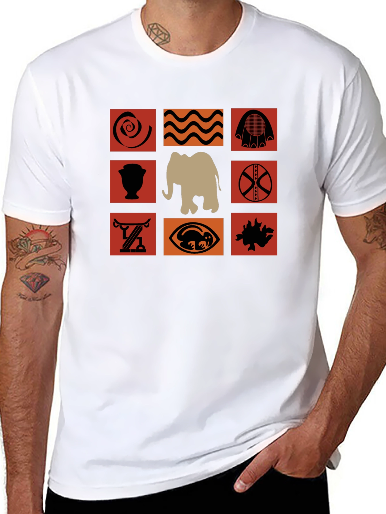 African Motif T-Shirt