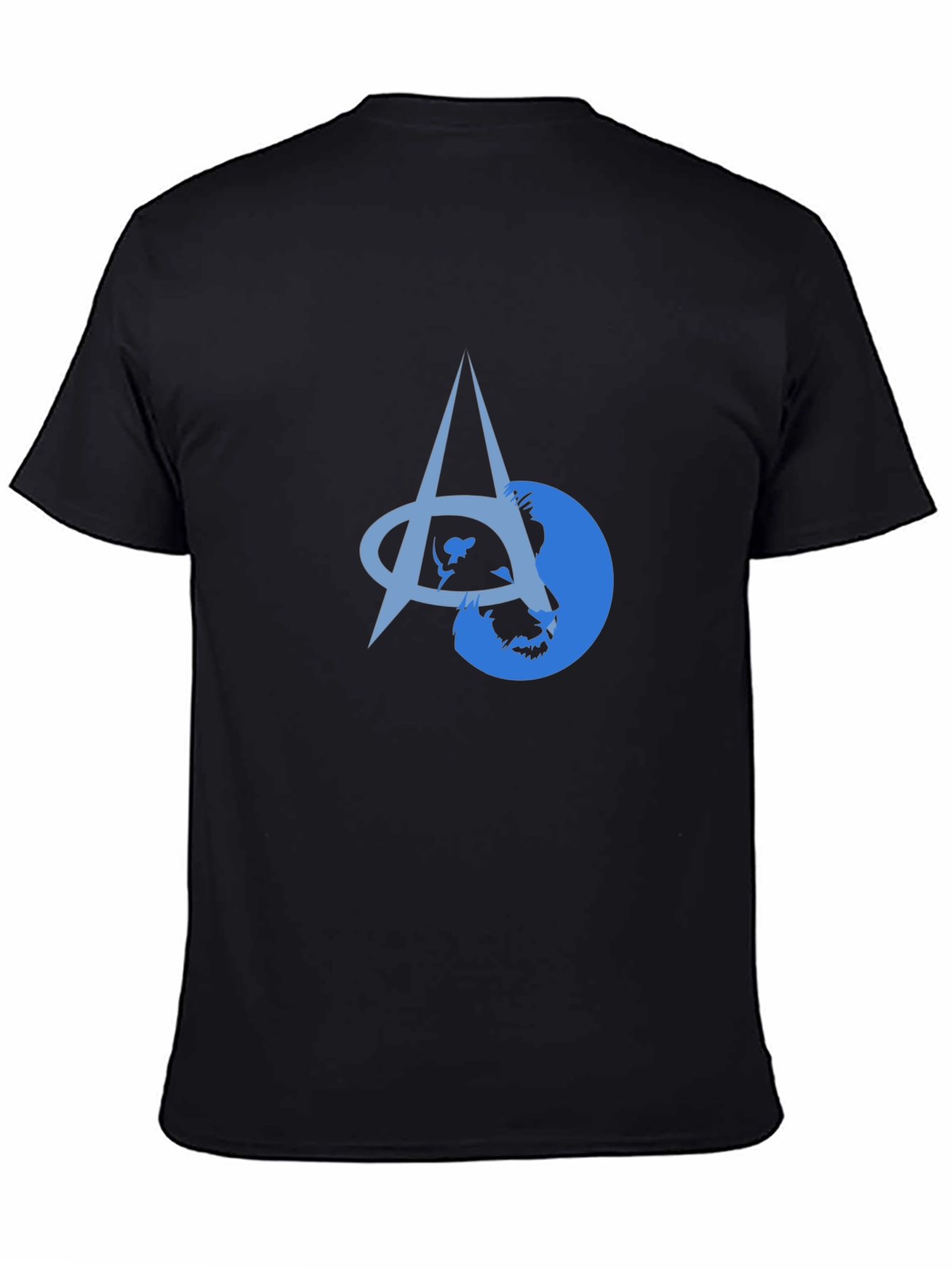 Abstract Graphic Tee - Black Unisex T-Shirt