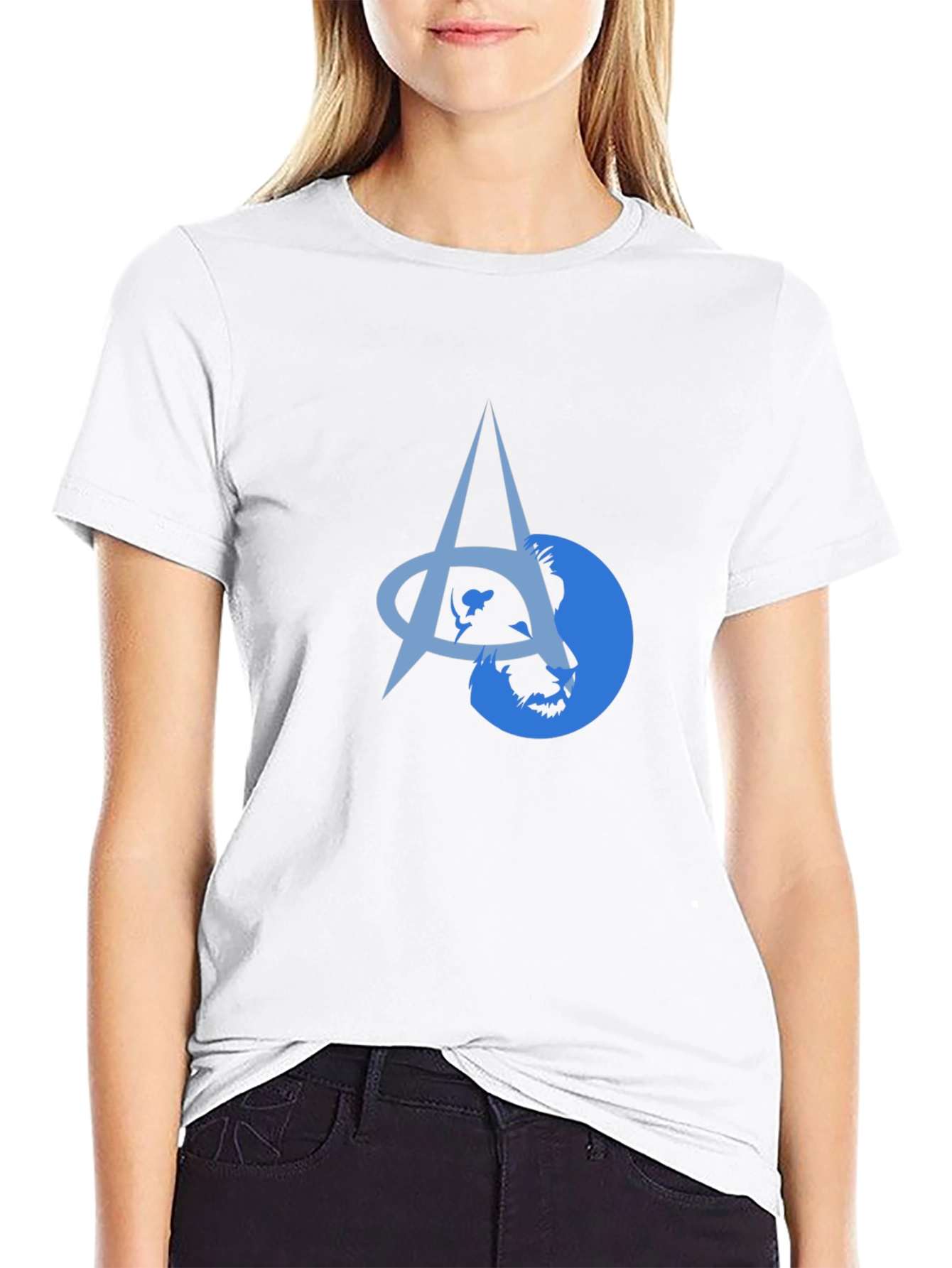 Abstract Graphic Tee - Black Unisex T-Shirt