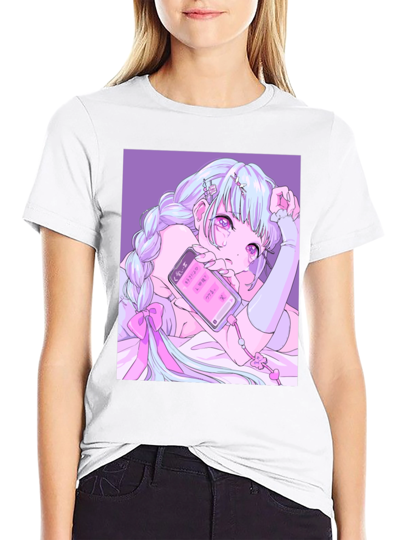 Anime Girl Graphic T-Shirt